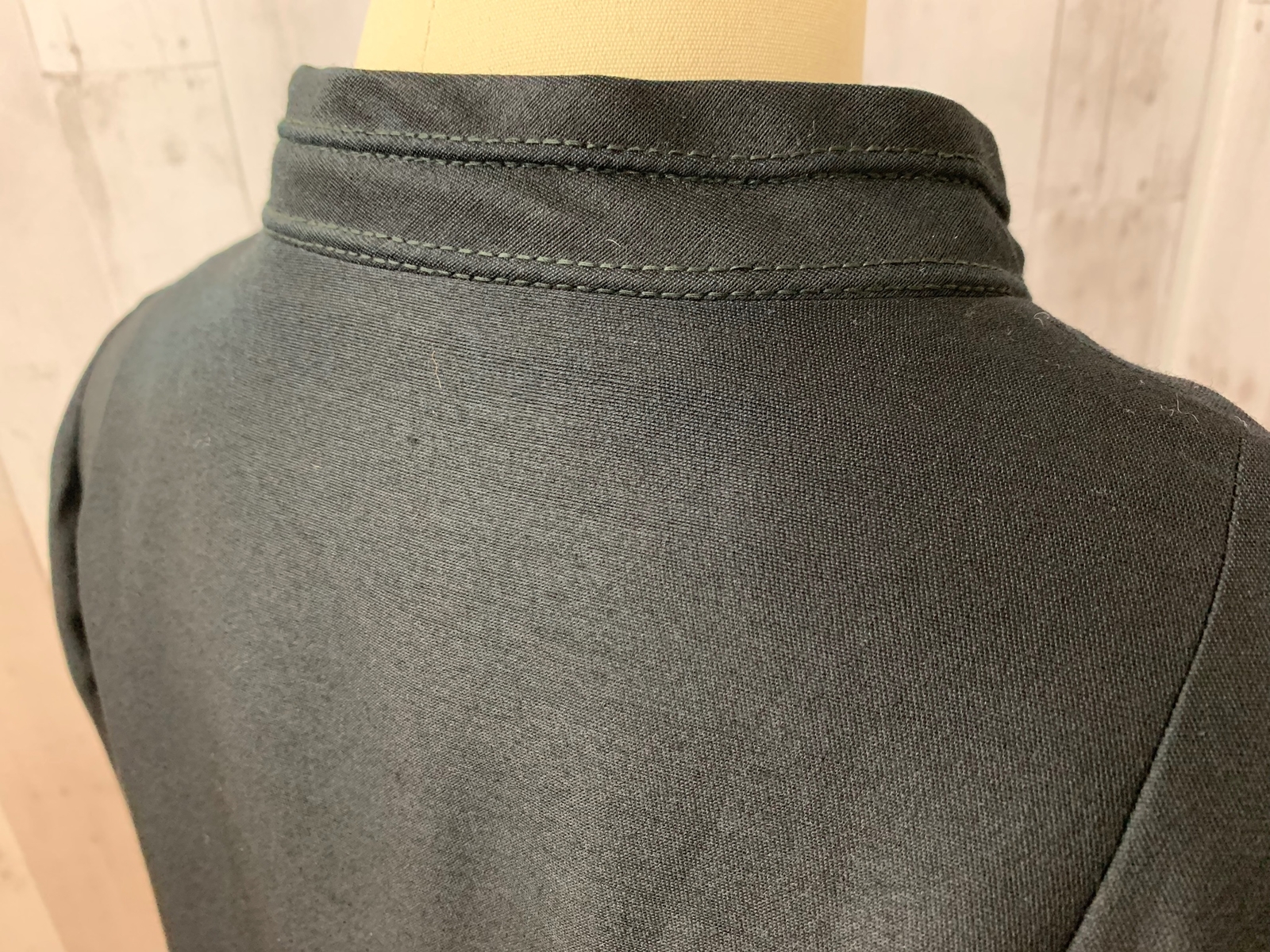 1950s Vintage COAT~Lilli Ann Paris~BLACK Cocktail L/XL Rhinestones