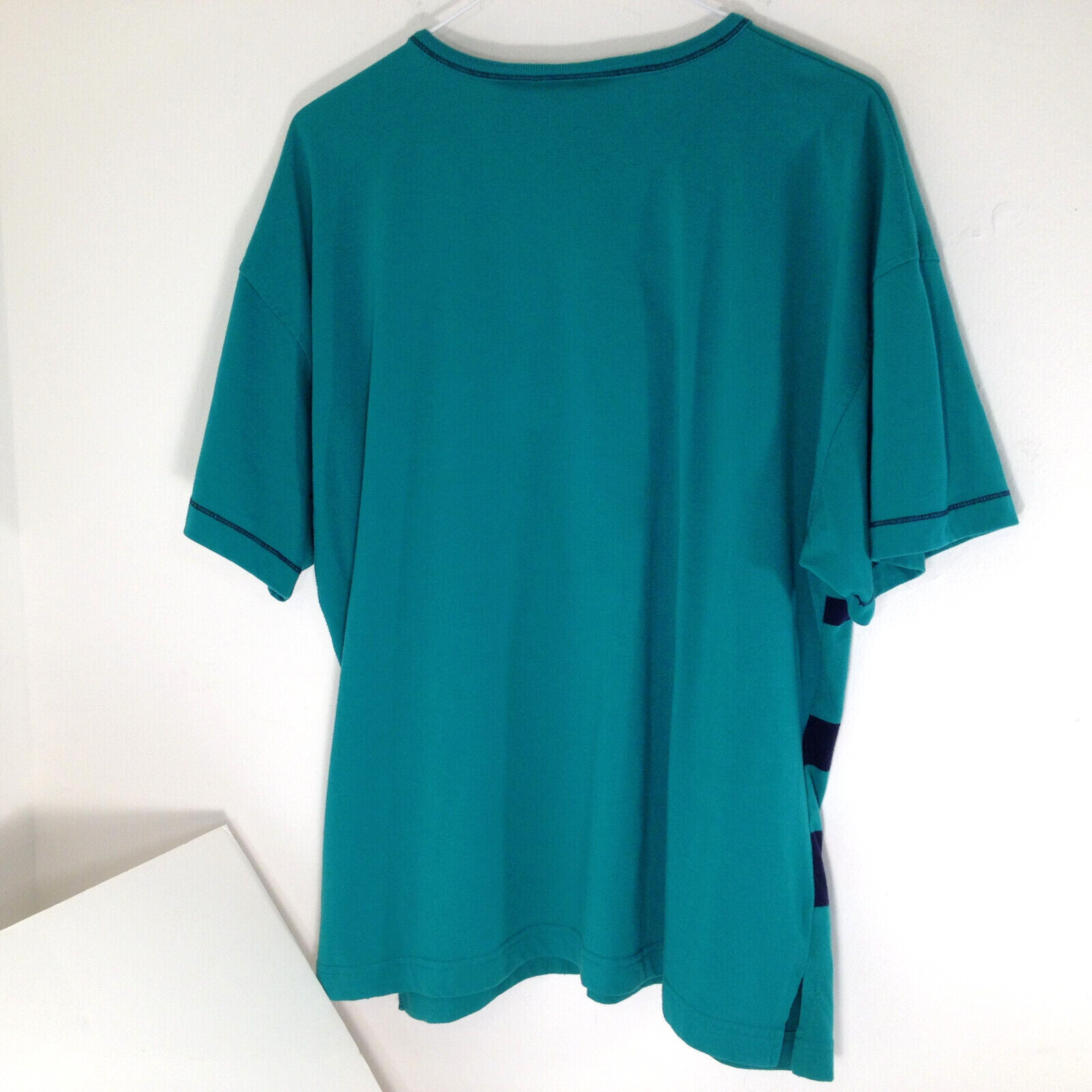 Vintage Classic Elements Collection Womans Embroidered Stripes Top Shirt Sz XL