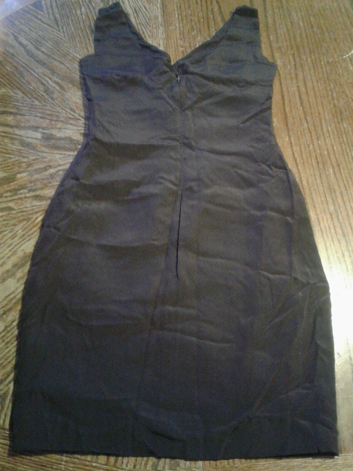 Vintage Jones New York Purple Silk Evening Dress Size 4 (cb33)