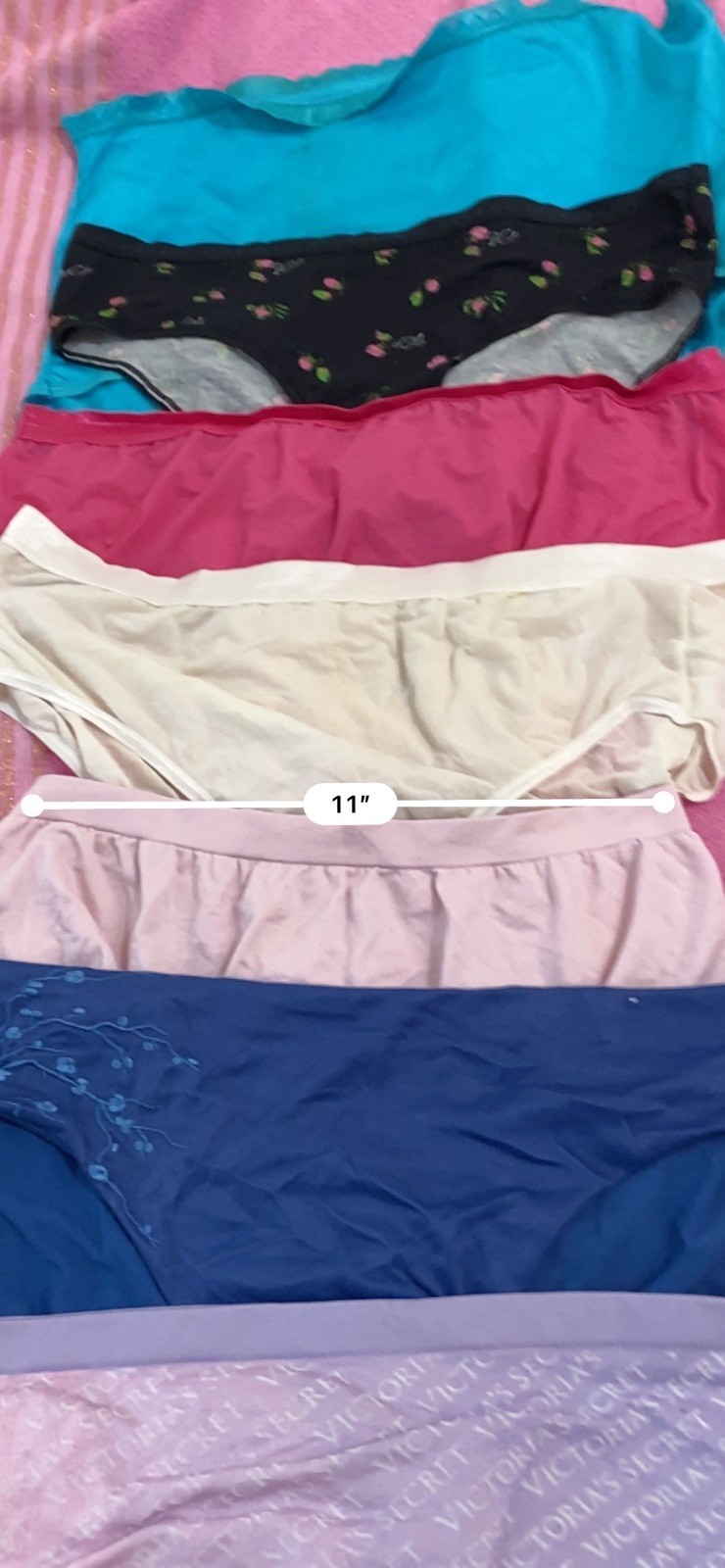 VINTAGE mix lote 7PANTIES#6084