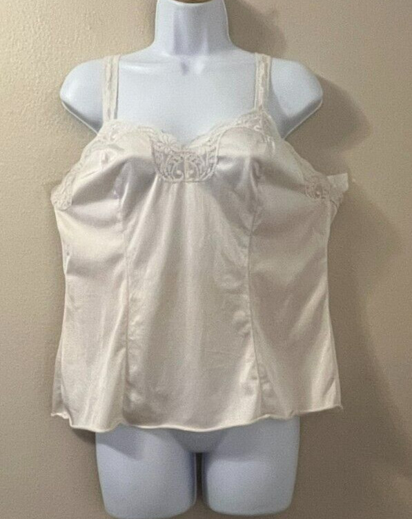 Greenco Maid Vintage Camisole Size 7 L Lace Accents Very Good Condition Read