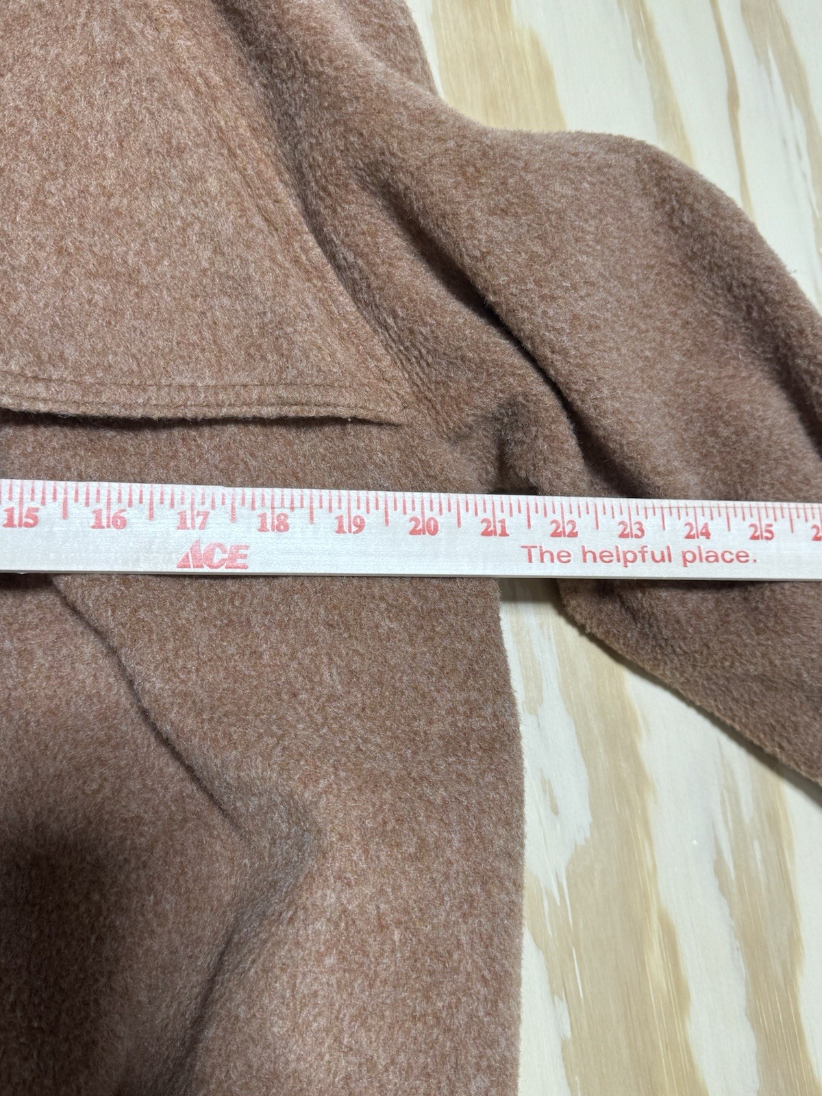 Vintage Kahn’s Boulder CO Wool Coat Womens Long Brown Oversized Boho Coat M/L