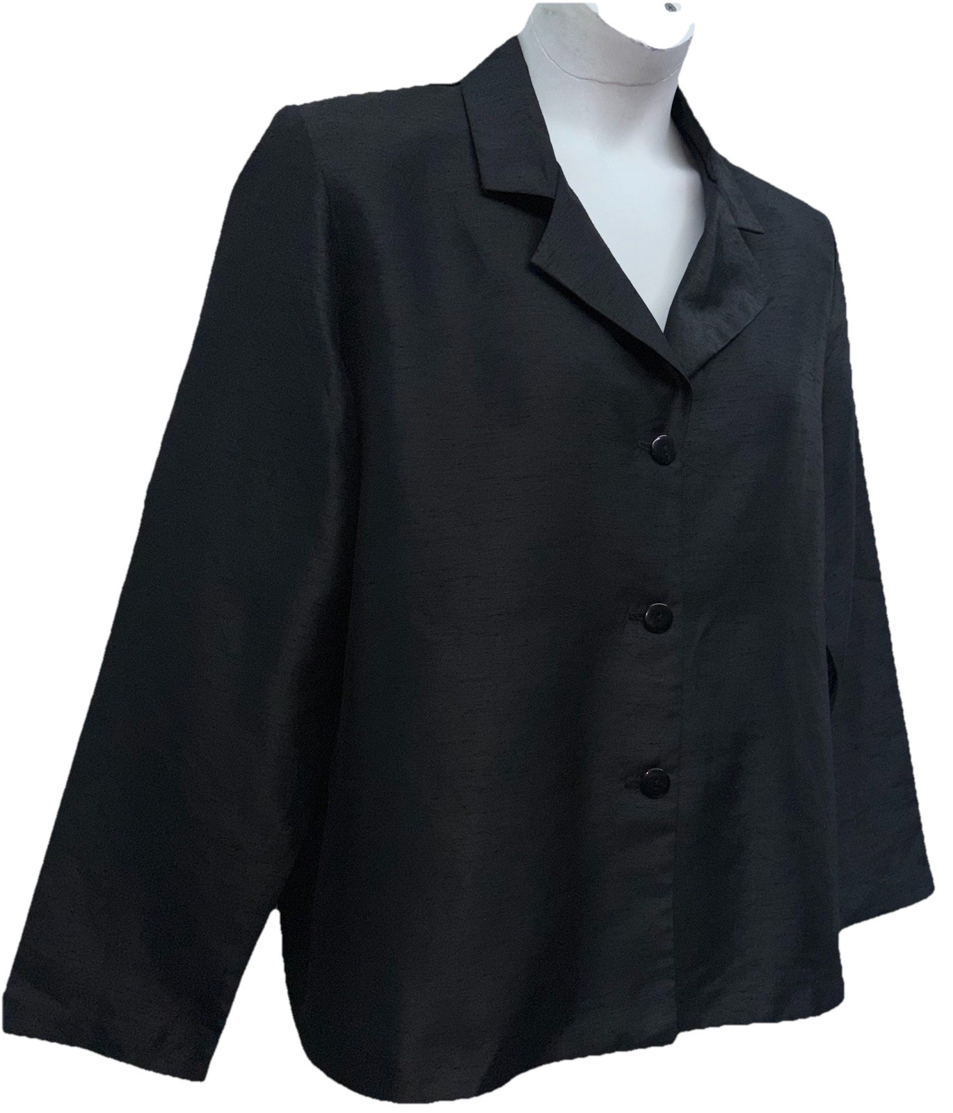 VTG Kensington Square Women Size L Three Button Long Sleeve Lightweight Jacket