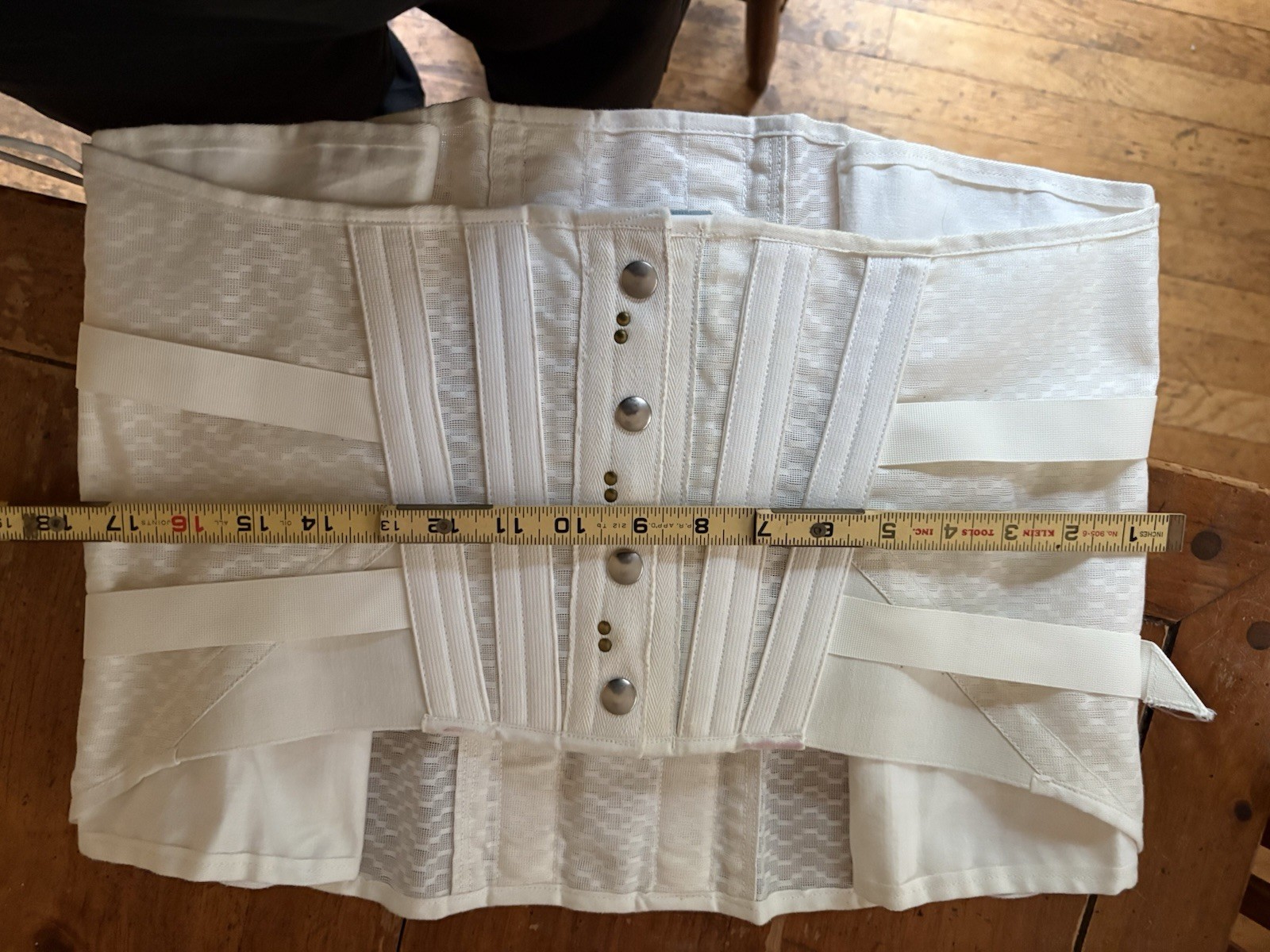 Vintage 1970s lace up Fan Medical Corset Girdle Brace Cosplay W Up To 35