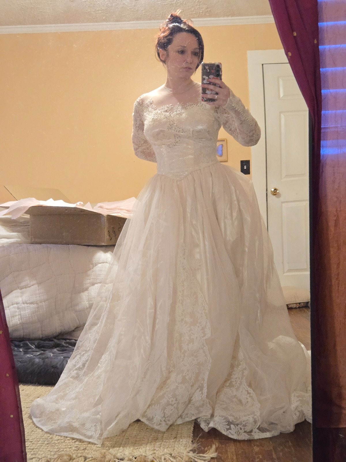 1950s Priscilla of Boston vintage Wedding Dress