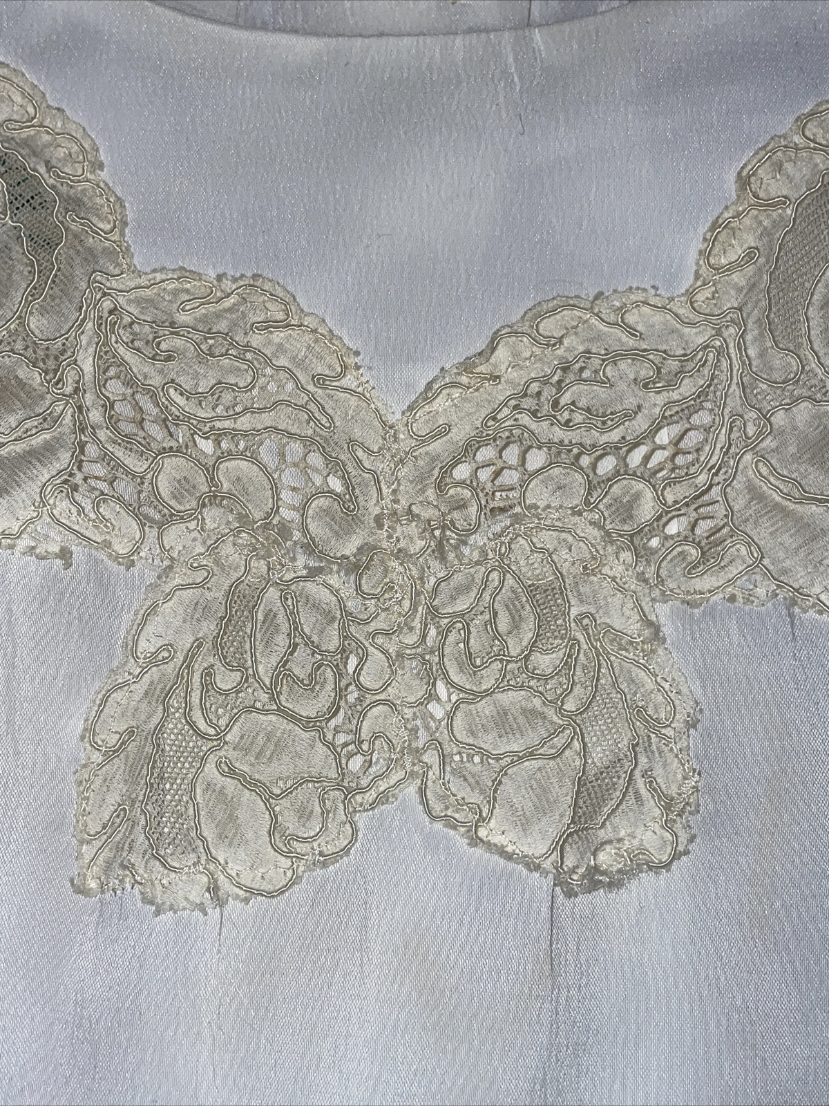 VTG Capri International Ladies Garment Workers Union lace Top Shirt Sz S A