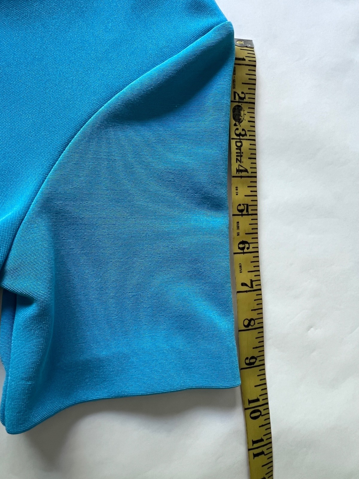 VTG 90’s Lane Misty Lane Blue Green Short Sleeve Color Block Bodycon Dress SZ 8