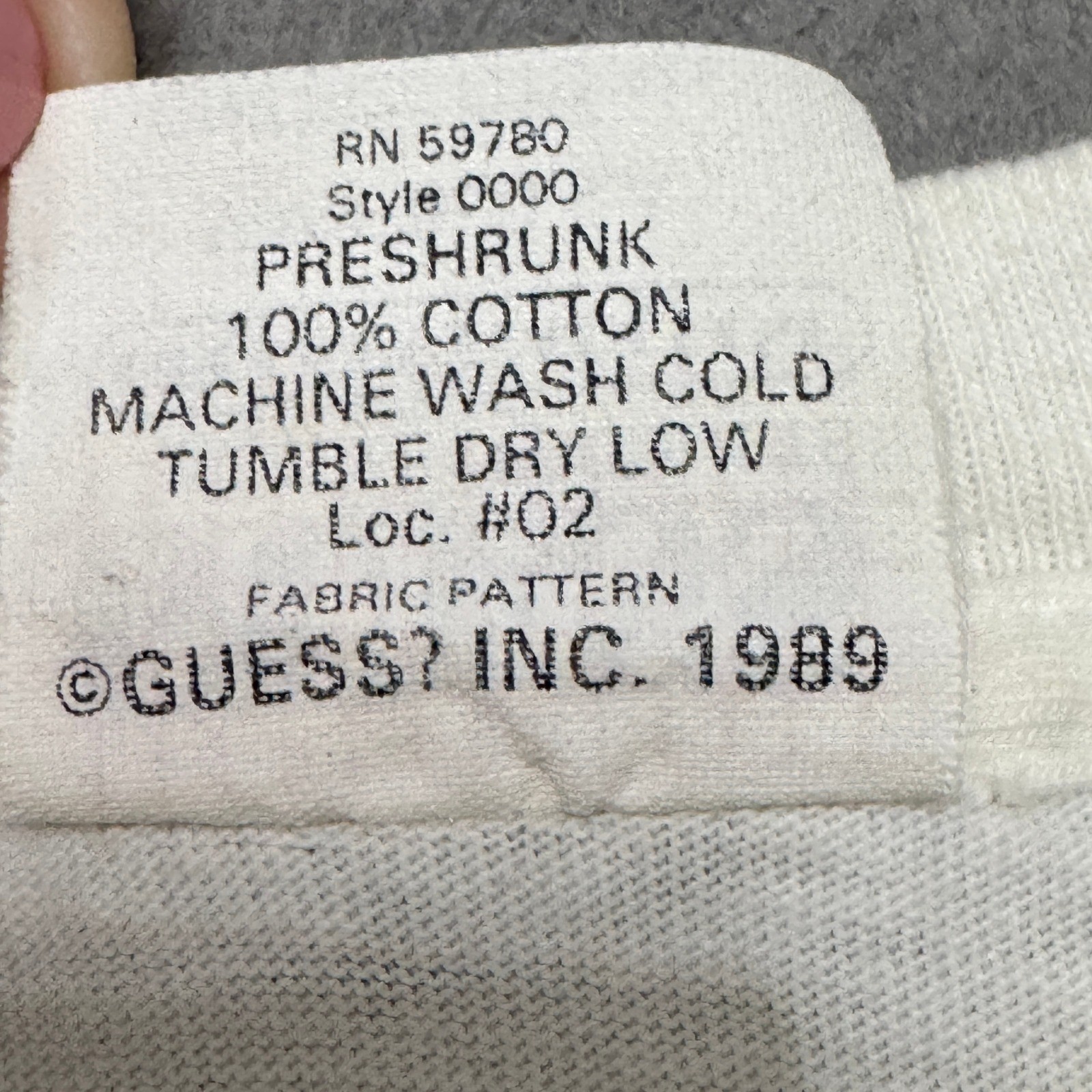 Guess T Shirt Women OS White Vintage 90s Georges Marciano Boxy Single Stitch Tee