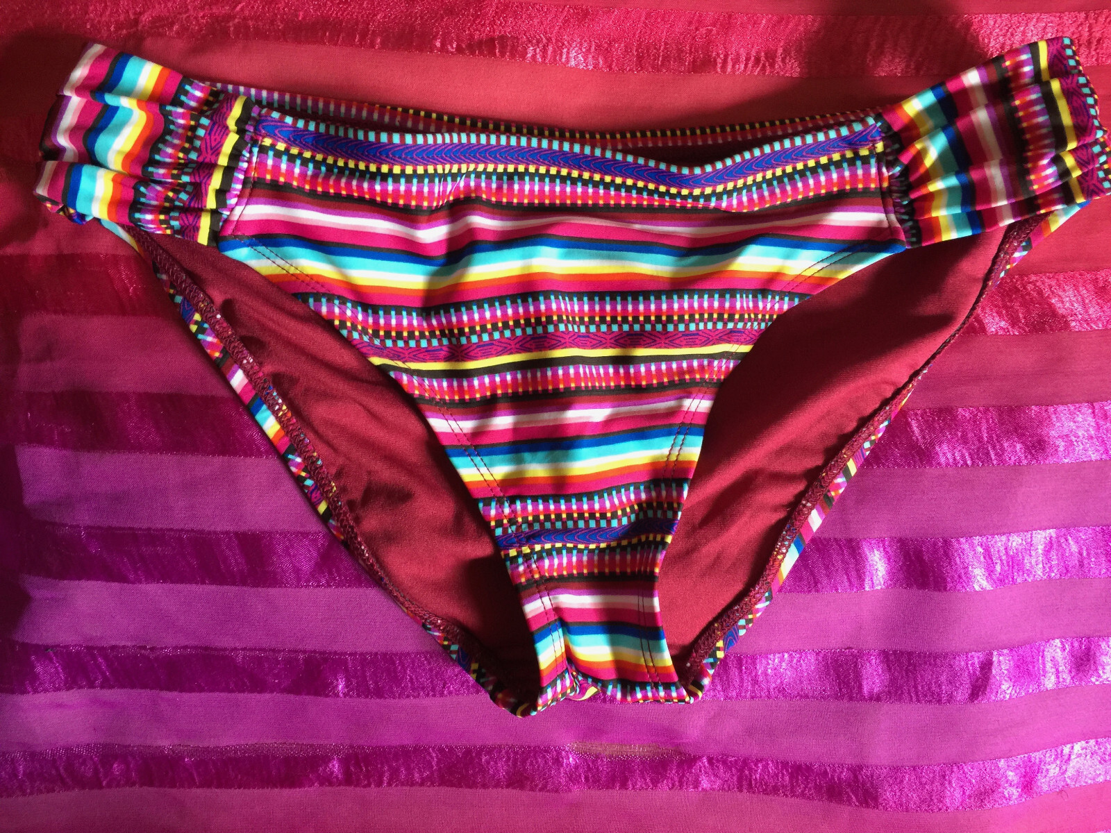 M/L 32″ 34″ VINTAGE QUEER NON CONFORMING BINARY SWIM SUIT BOTTOM BRIEF