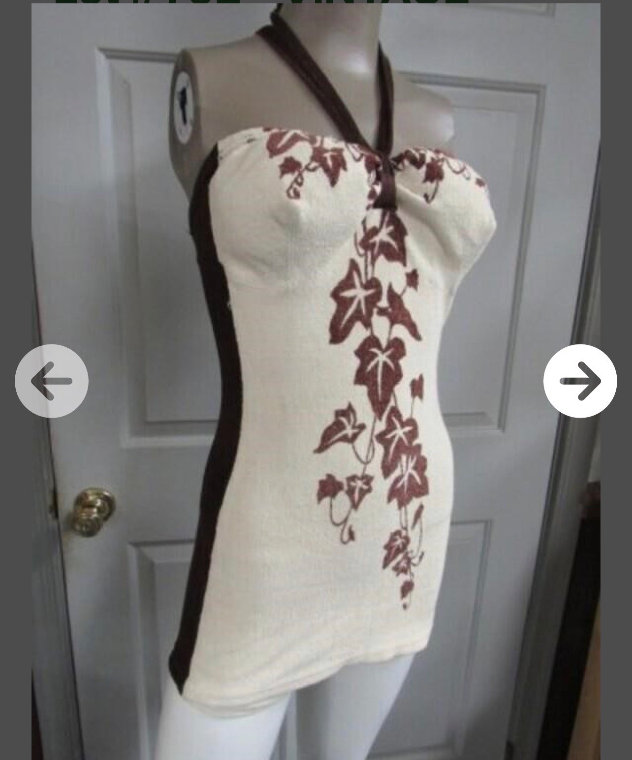 Vintage 1940s CATALINA A California Creator For The Hollywood Stars Swimsuit