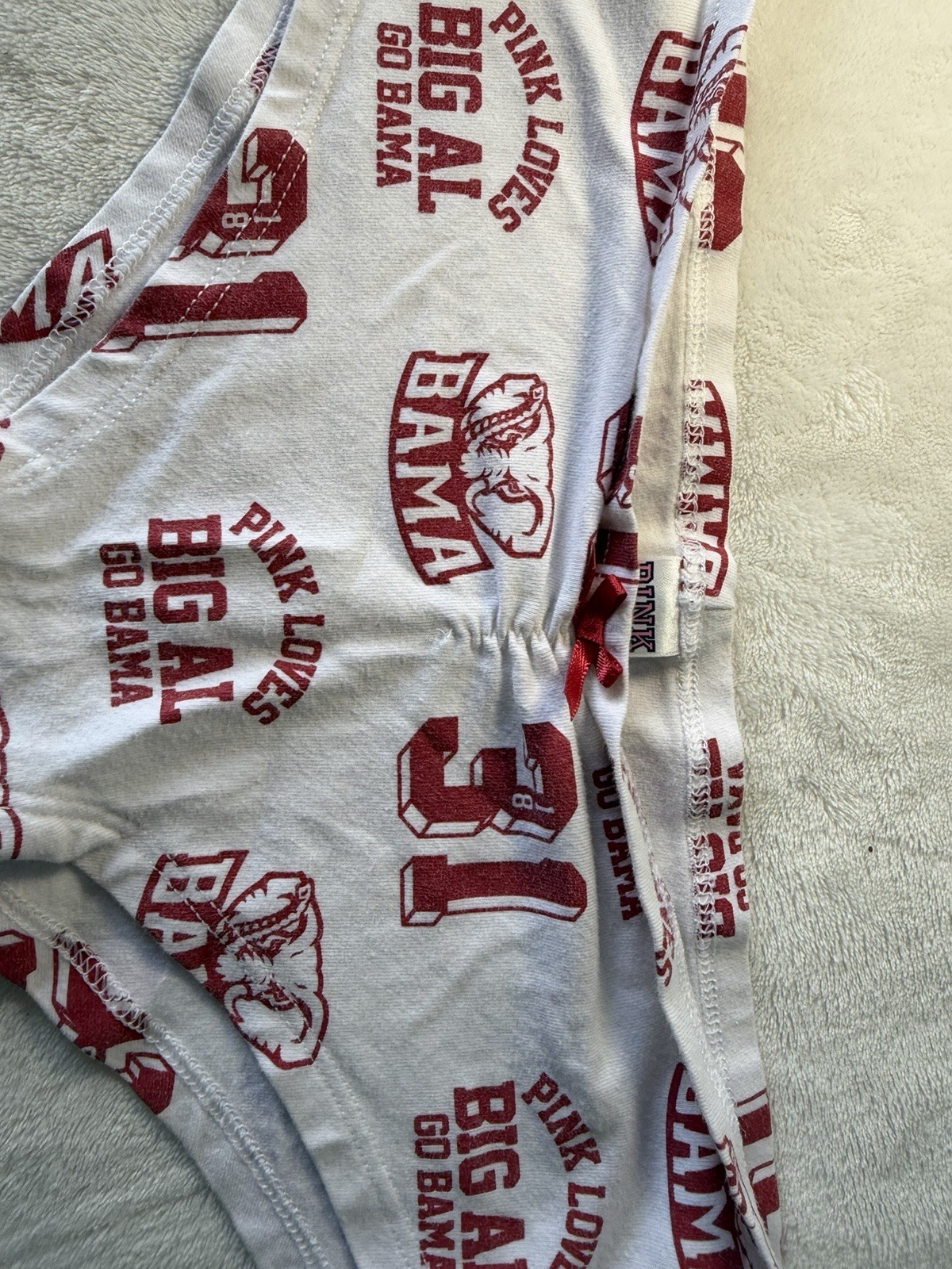 Victoria’s Secret PINK Panties Alabama M Vintage 2011 Rare Big Al