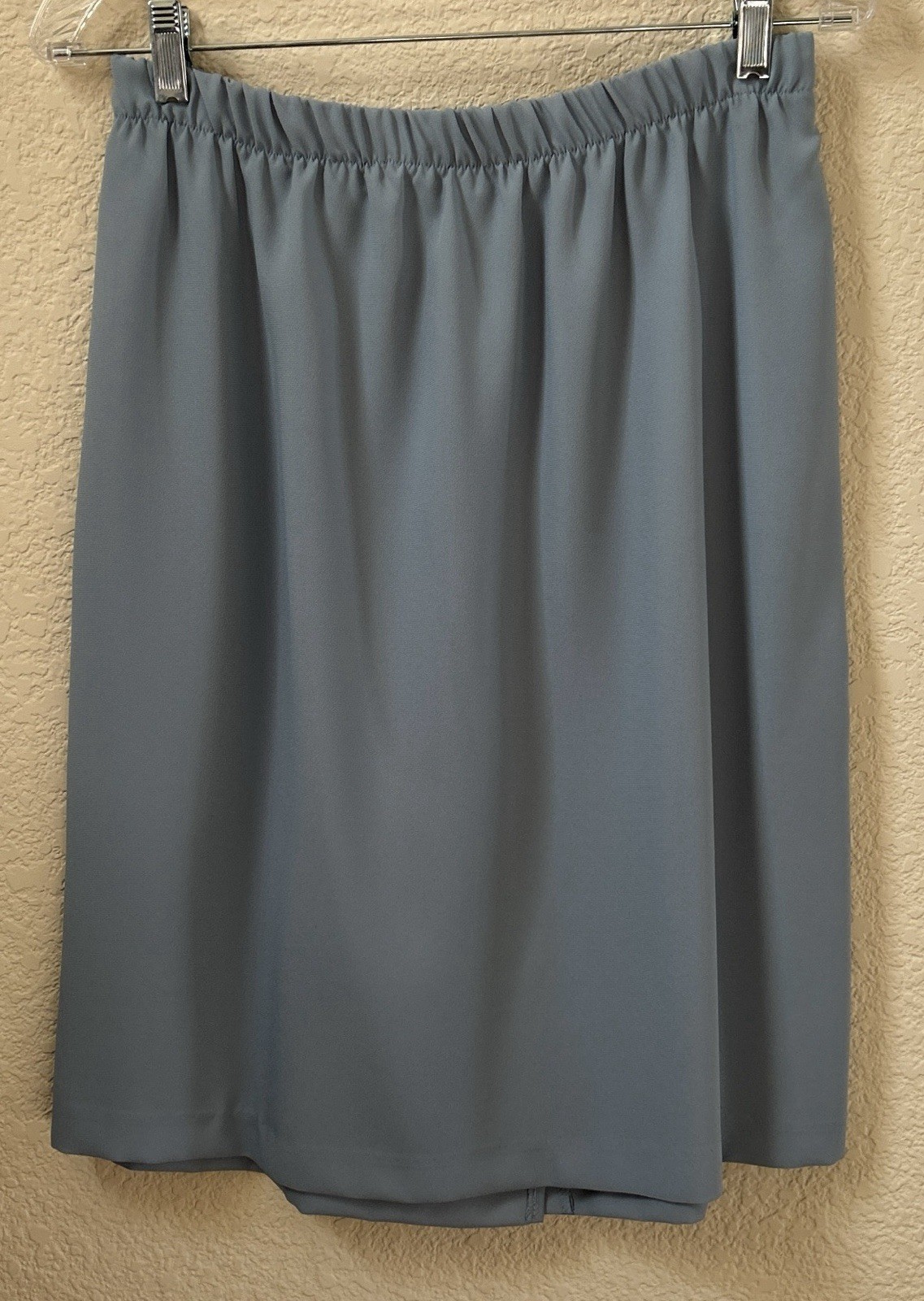 Vintage Michael Blake Dress 2 Piece Set Top Skirt Blue Wedding Formal Size 14P