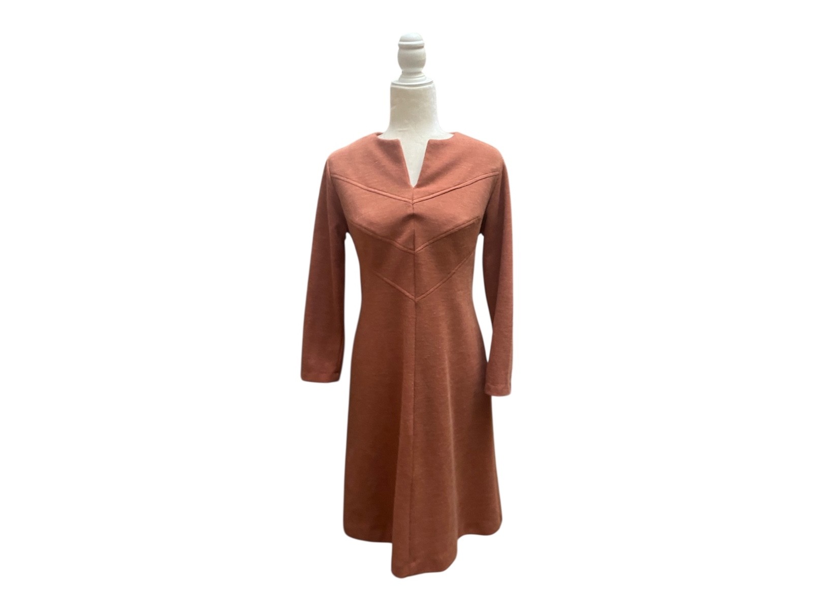 Ellen Rogers Womens Vintage 1970s Long Sleeve Sheath Dress Size Large Secretary