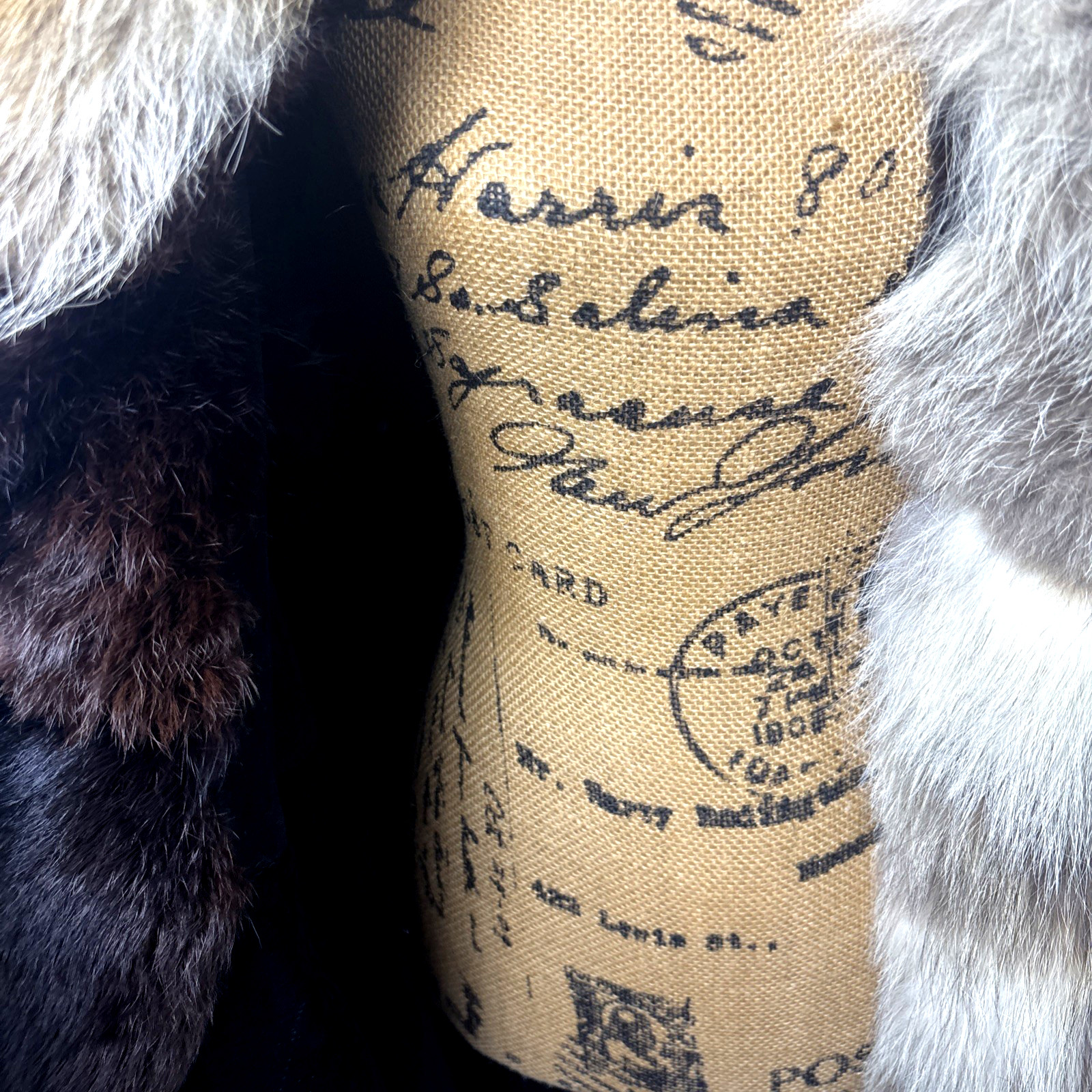 Vintage Women’s XL Real Fox Fur Genuine Suede Leather Reversible Vest