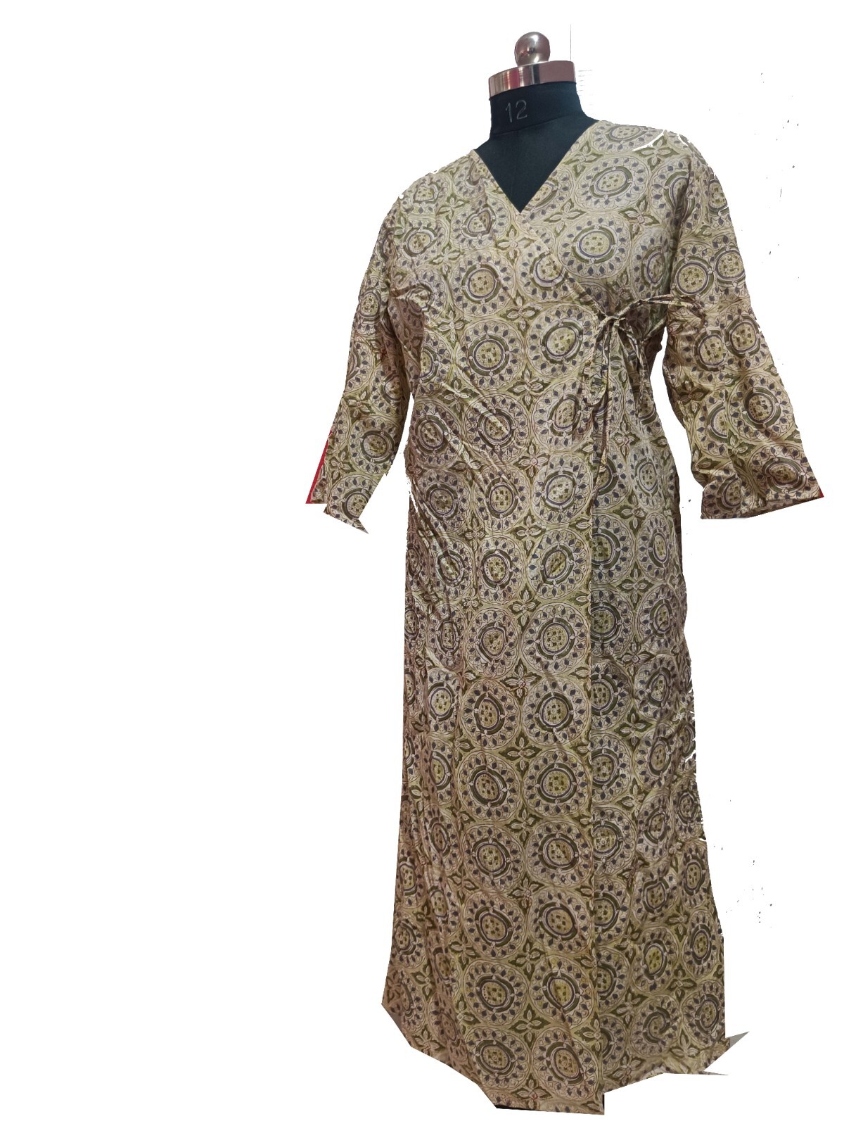 New woman Block Print Kimono Dress, AAA Quality Fabric woman New Pertain Dress,