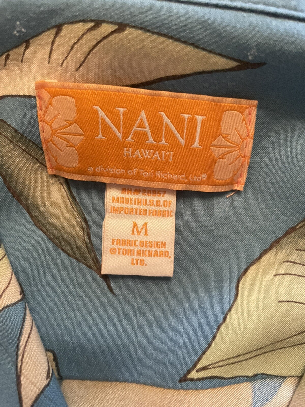 Vintage Nani of Hawaii Skirt Skort Short Camp Shirt Set S/M Tropical Floral