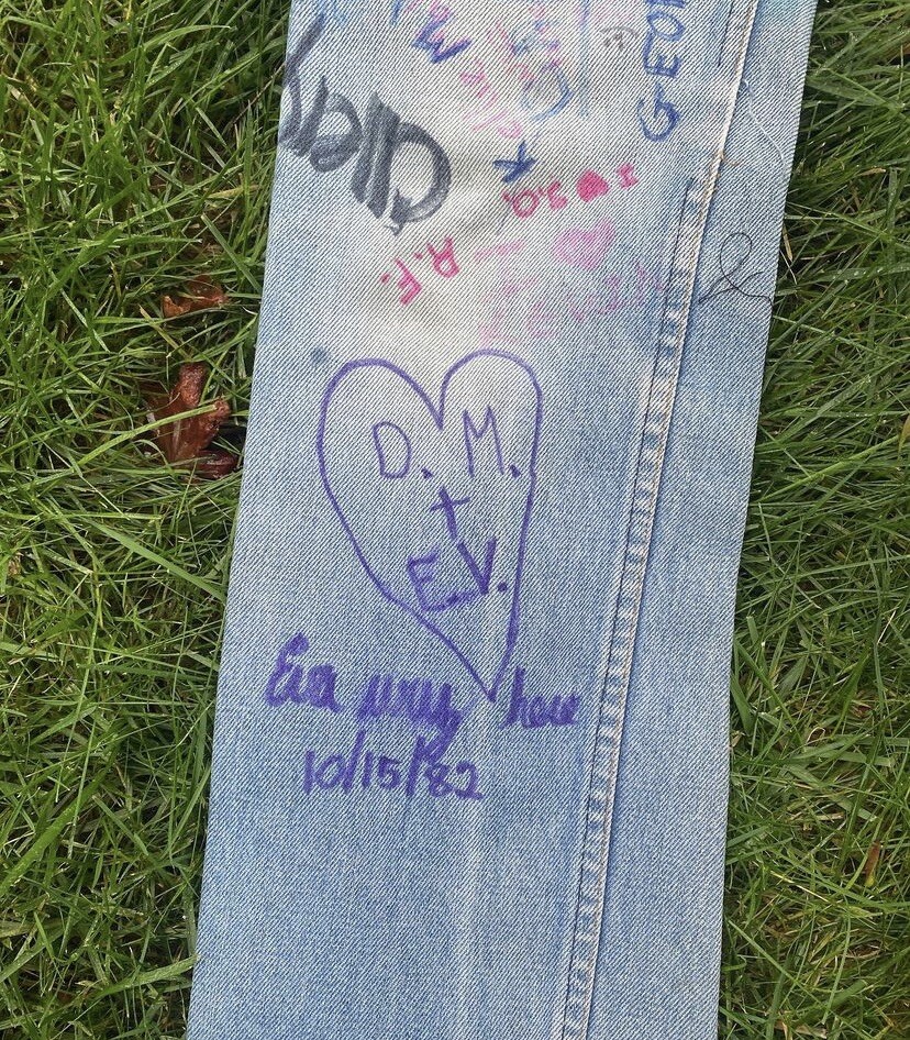 Vintage 70s 80s Signed Signature Levi Jeans XS XXS 25” Waist Senior Cord Style