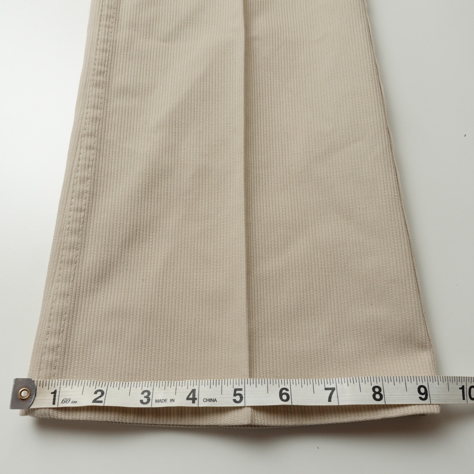 Vintage 70s Levi’s Women’s Sta-Prest Flared Pants Size 29×34 Ribbed Talon Zip