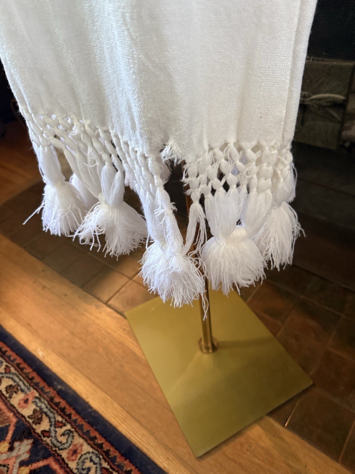 VINTAGE 1960’s Tipicano Mexican Tassel Fringe Top Boho Resort Cruise Mod Small
