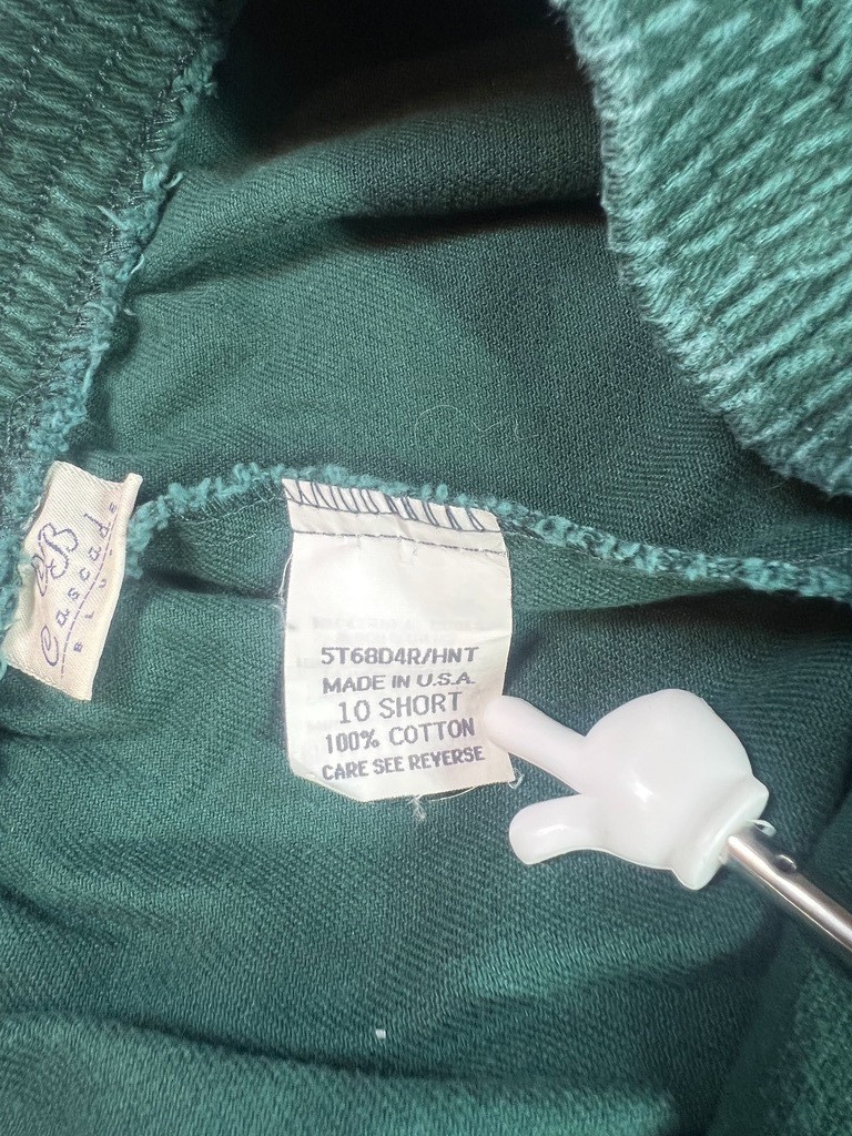 Vintage Cascade Blues Pants 10 Short Green Pull On Elastic Waist 90s Normcore