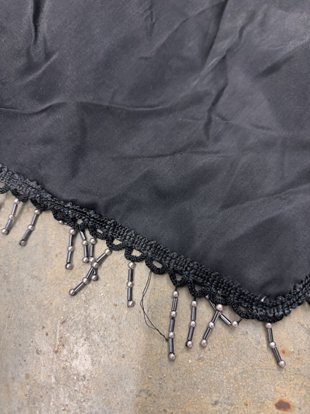 Vintage Y2K Zum Zum by Niki Livas Beaded Handkerchief Corset Top Size 10