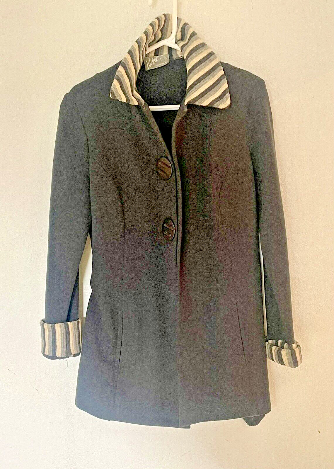 Wellington, Melbourne vintage 1950s pure merino wool women’s belted coat in VGC