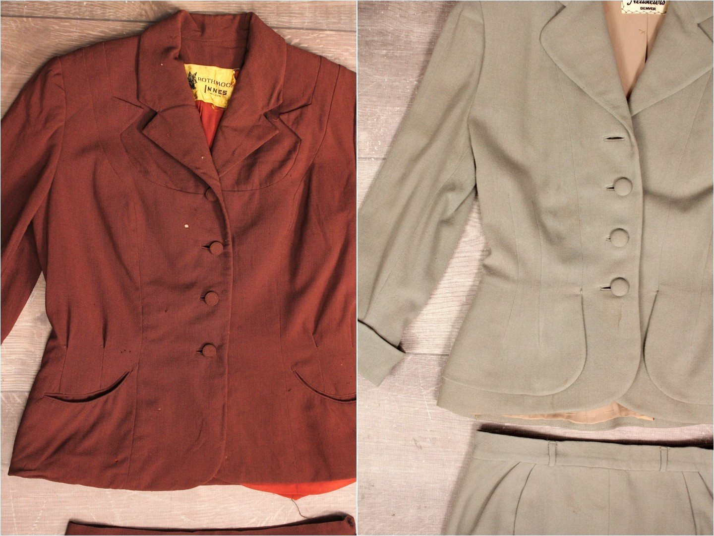 VTG Women’s 40s 50s Lot of 21 *AS IS* Suits & Jackets / Blazers Assorted Sizes