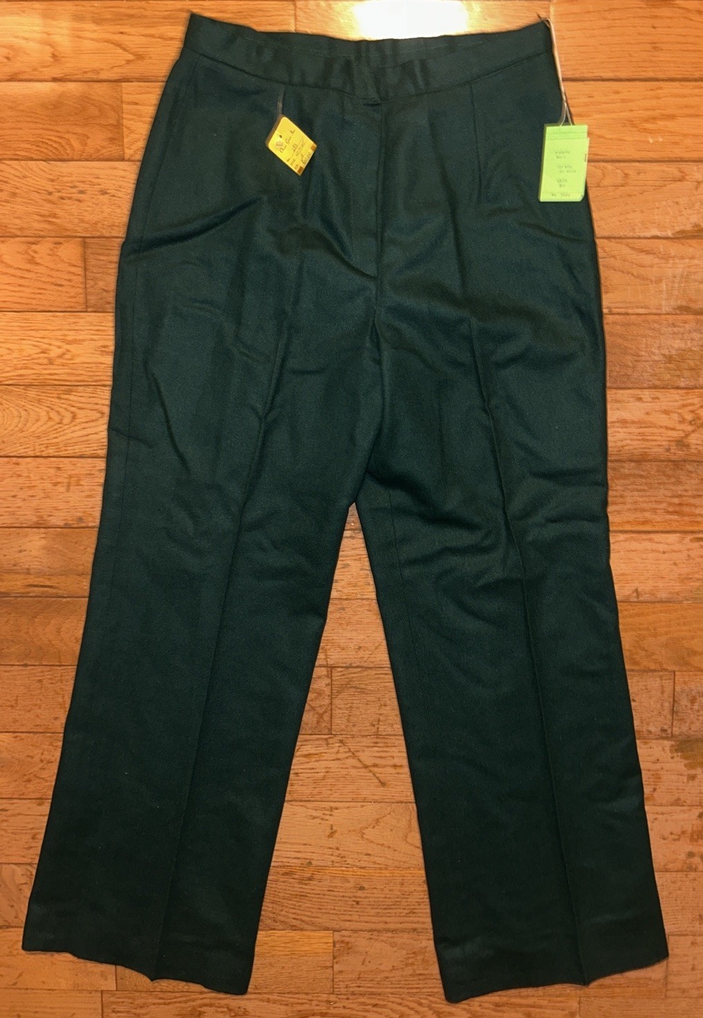 Vintage 1960s Madison Wool Trousers Womens Size 18 Union Made Deadstock