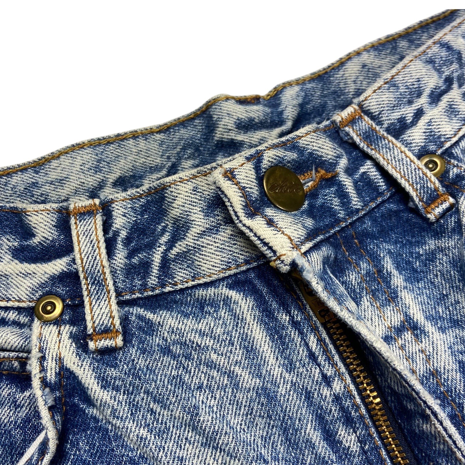 CHIC Women’s Vintage 80s 90s High Rise Tapered Mom Jeans 28.5 Waist