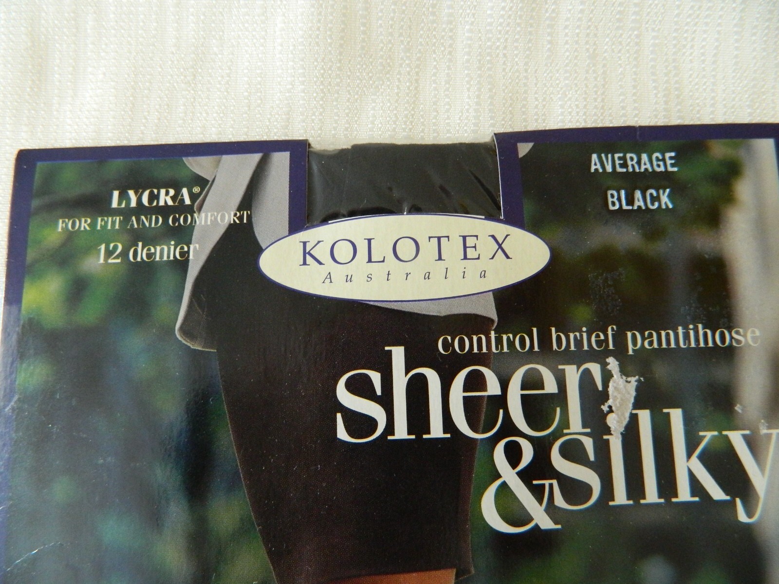KOLOTEX Pantihose SHEER & SILKY Lycra Nearly Black Ave,Black Ave,Ink Navy Tall