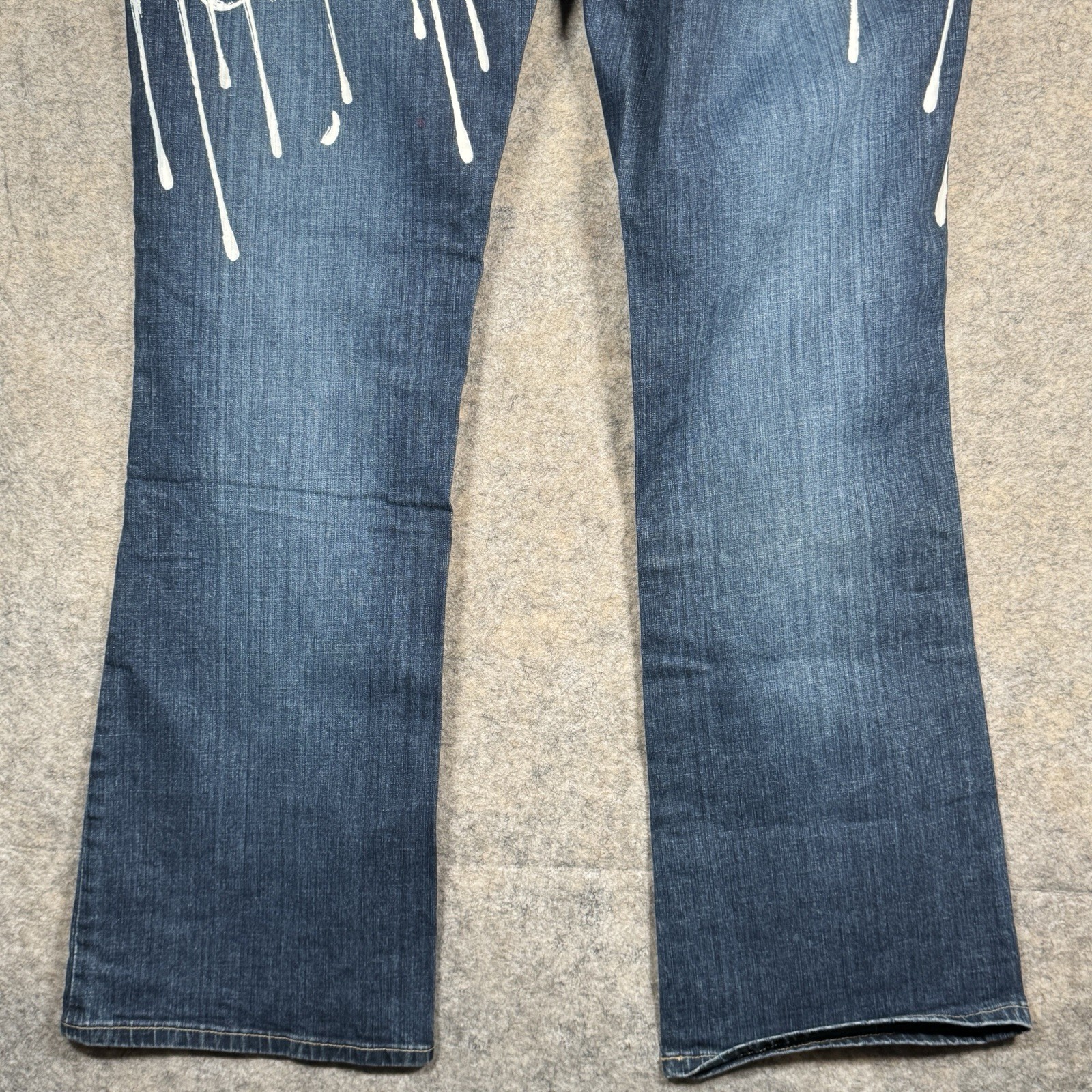 Vintage Y2K NWT Womens Pepe Jeans Graffiti Design Streetwear Jeans Size 38×32
