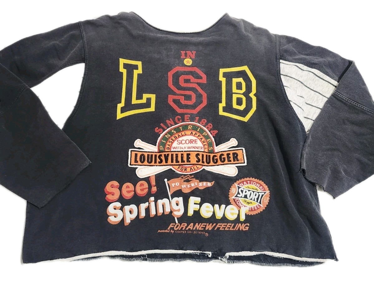 Vintage 1990’s Louisville Slugger Cooper Collections LSB Sweatshirt L/XL Cropped