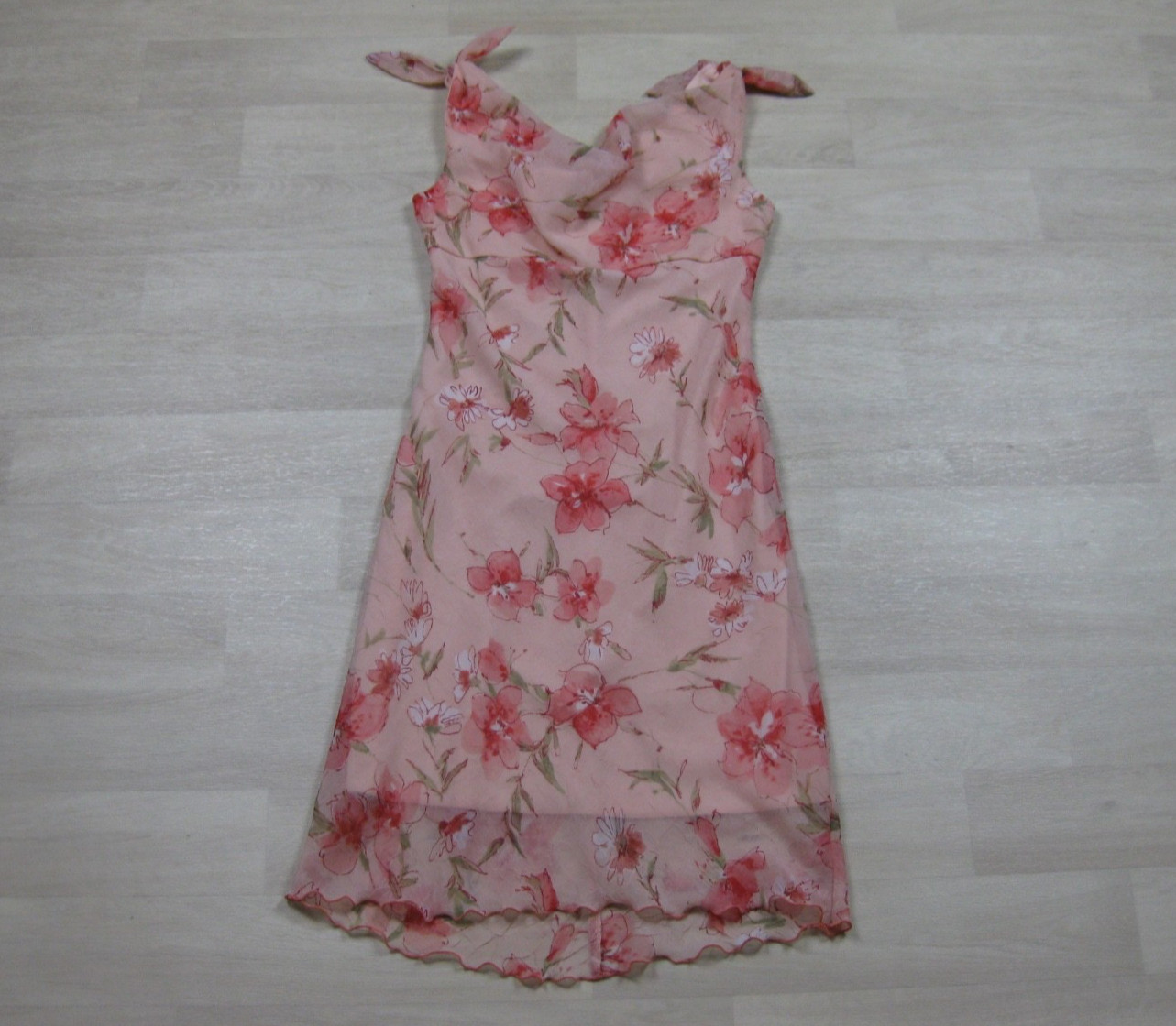 Vintage Y2K Ruby Rox Midi Scarf Dress (9) Ethereal Fairycore Whimsical Floral