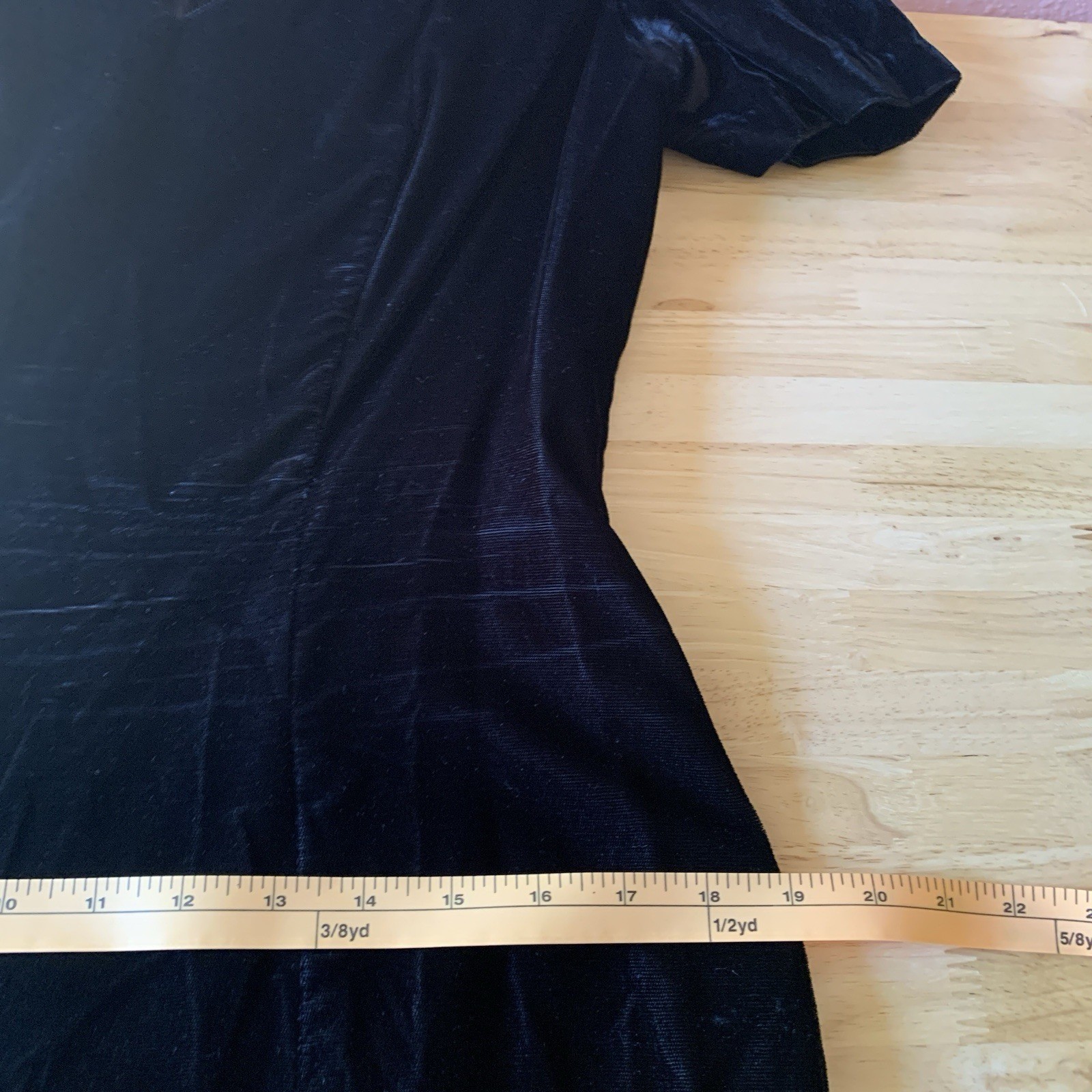 Vtg 80s Black Velvet Mini Dress Whimsigoth Sweetheart Neck Off The Shoulder