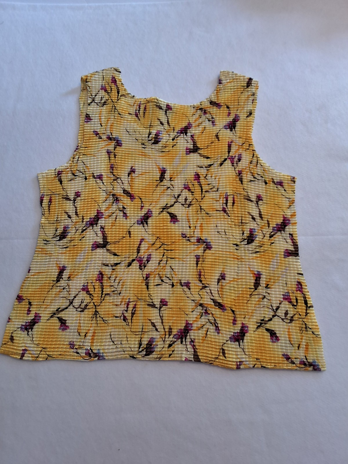 Vintage 1990s 2X Maggie Sweet 2 Piece Blouse With Floral Design. VGVC