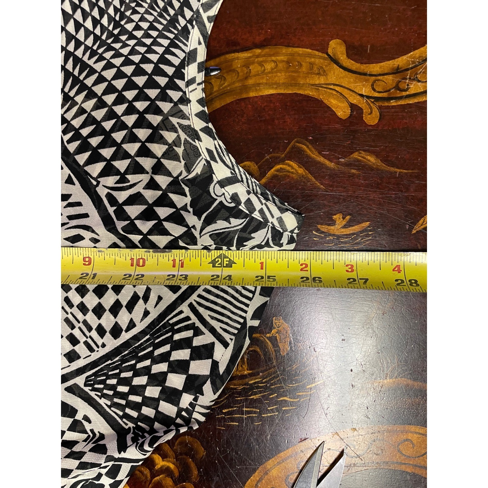 Vtg Versus Gianni Versace Womens 3 Pc Set Blazer Top Skirt Op Art 90s 30/32