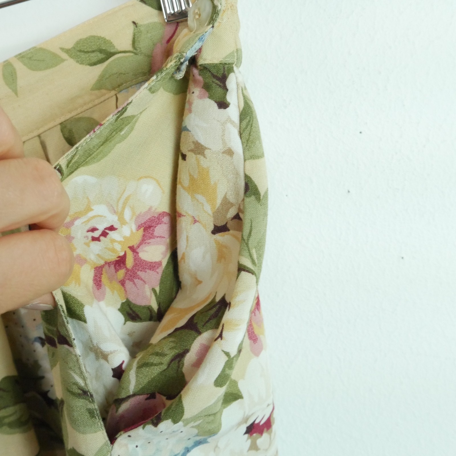 Vintage 14 Midi Skirt 90s Soft Floral Romantic Cottagecore Dainty Grunge Boho