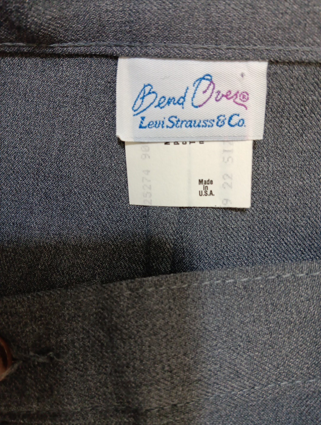 Vintage Levi Strauss Bend Over Pants Size 16 WMade in USA Proporationd Short