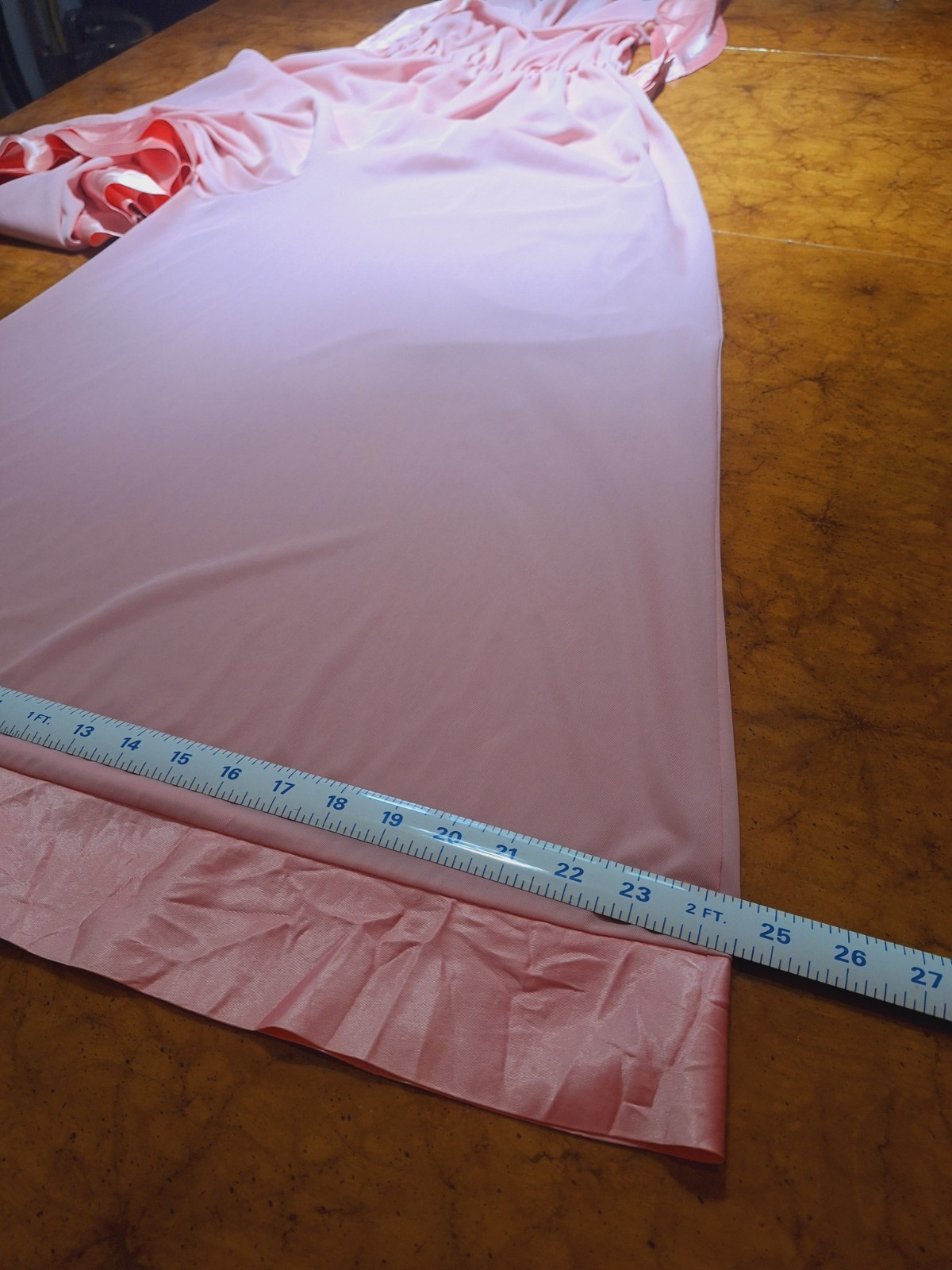 True VTG Mid-century Mod 1960s 1970s Wide Leg Nylon Pajama Jumpsuit Loungewear
