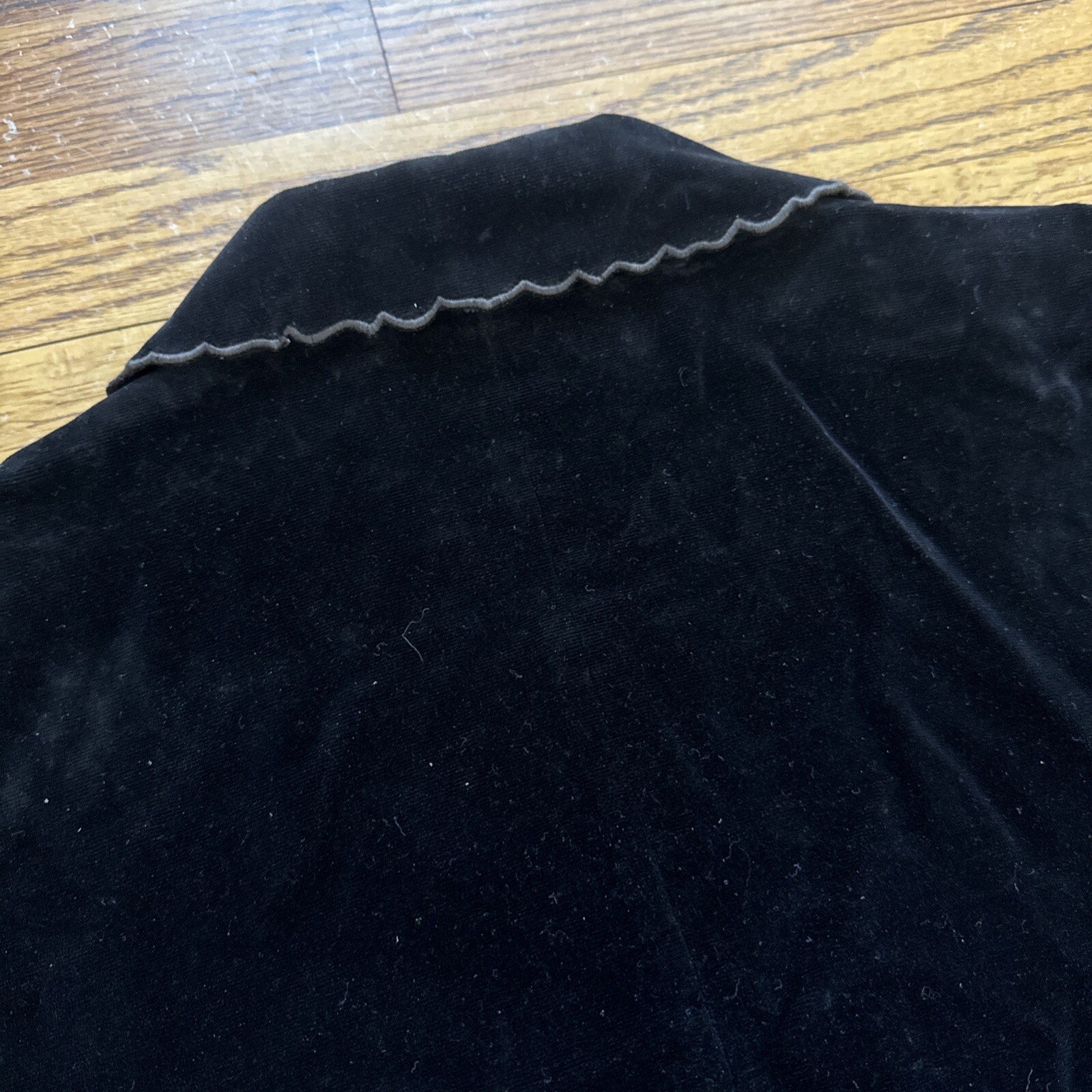 Vtg 60s Harrods Mono London Womens Black Jacket Blazer Size 10