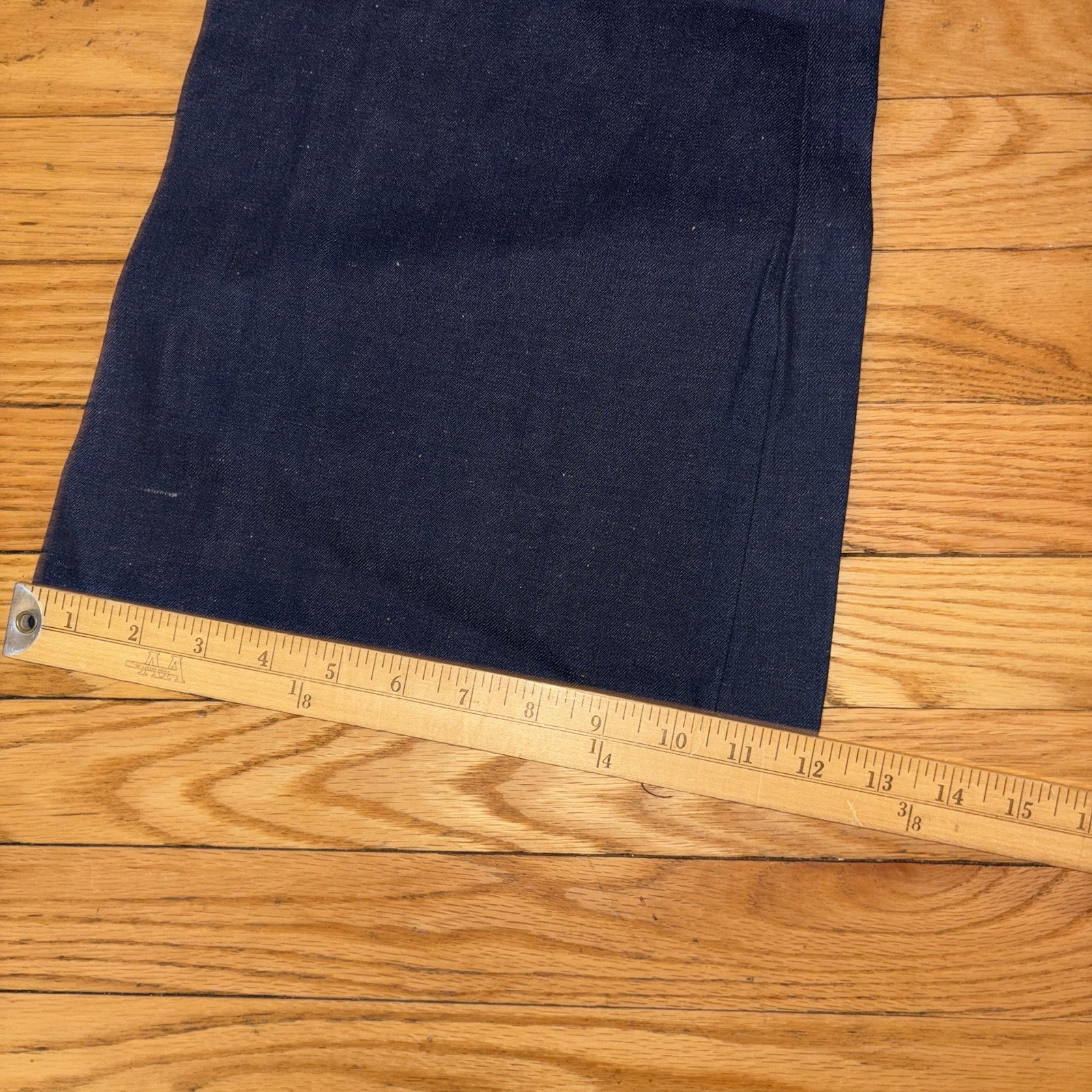 Vtg 70s Bell Bottom DEE CEE Rapper Flare Jeans Denim Dead Stock Size 27×32 NEW