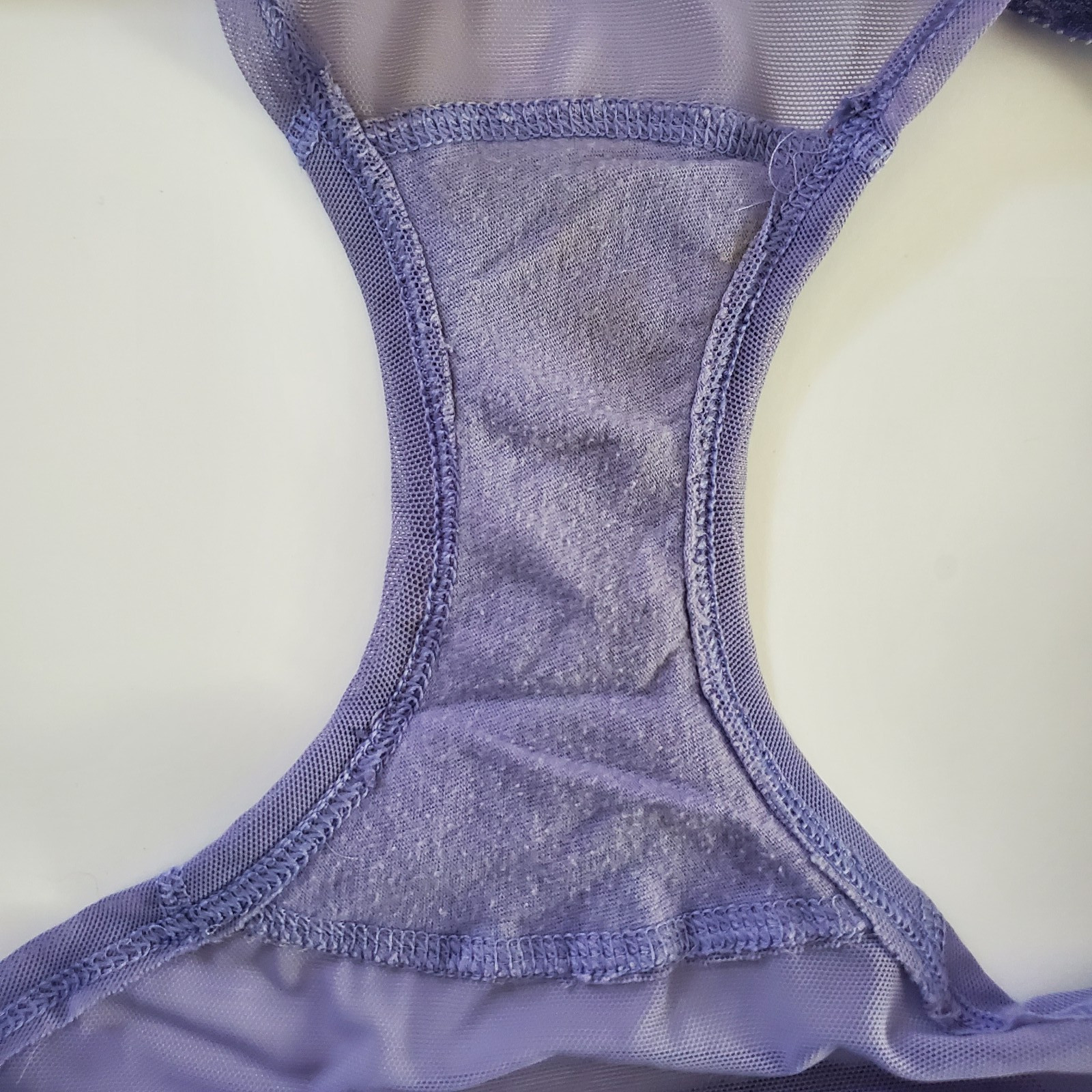 Vintage Victorias Secret PINK Extra Low Rise Hipster Panty Purple Rhinestone LRG