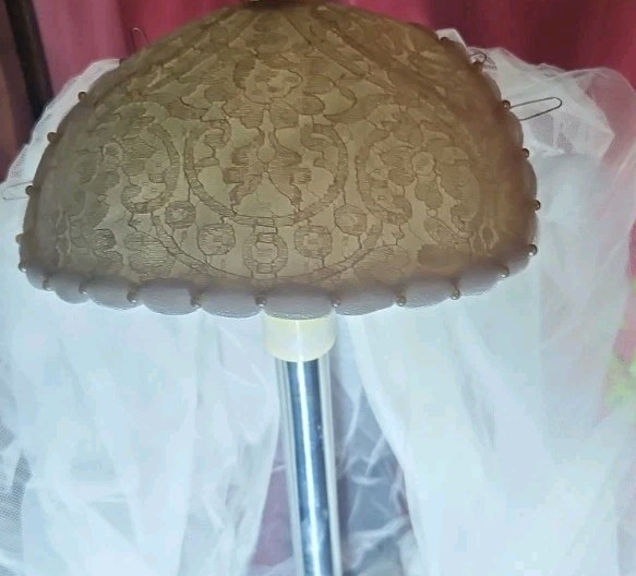 VTG 1950s Cahill Beverly Hills Dress & Veil Set