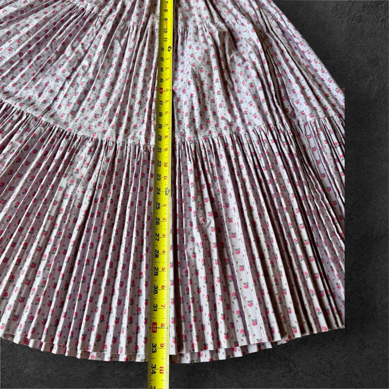 Vintage Martha of Taos Skirt Sz S Quiet Luxury Broomstick Western Boho Floral