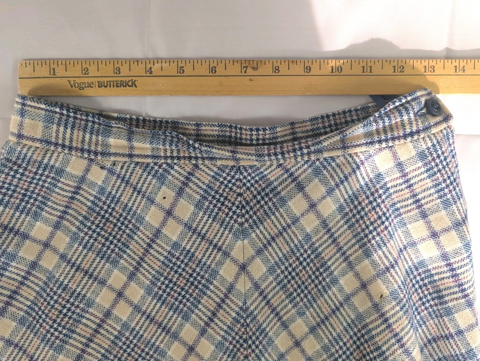 VTG 60s Pendleton 100% Wool Maxi Skirt Sz 11-12 READ Description