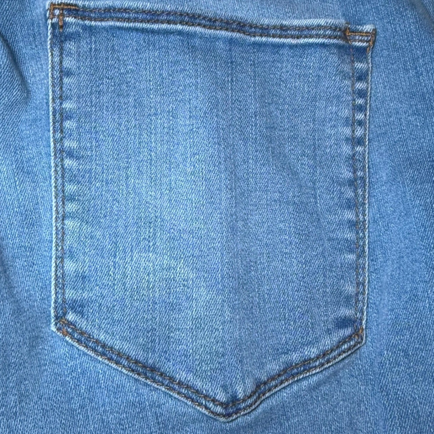 Gap 1969 Womens Size 32R True Skinny Ankle Jeans Blue Denim Gold Metallic Stripe