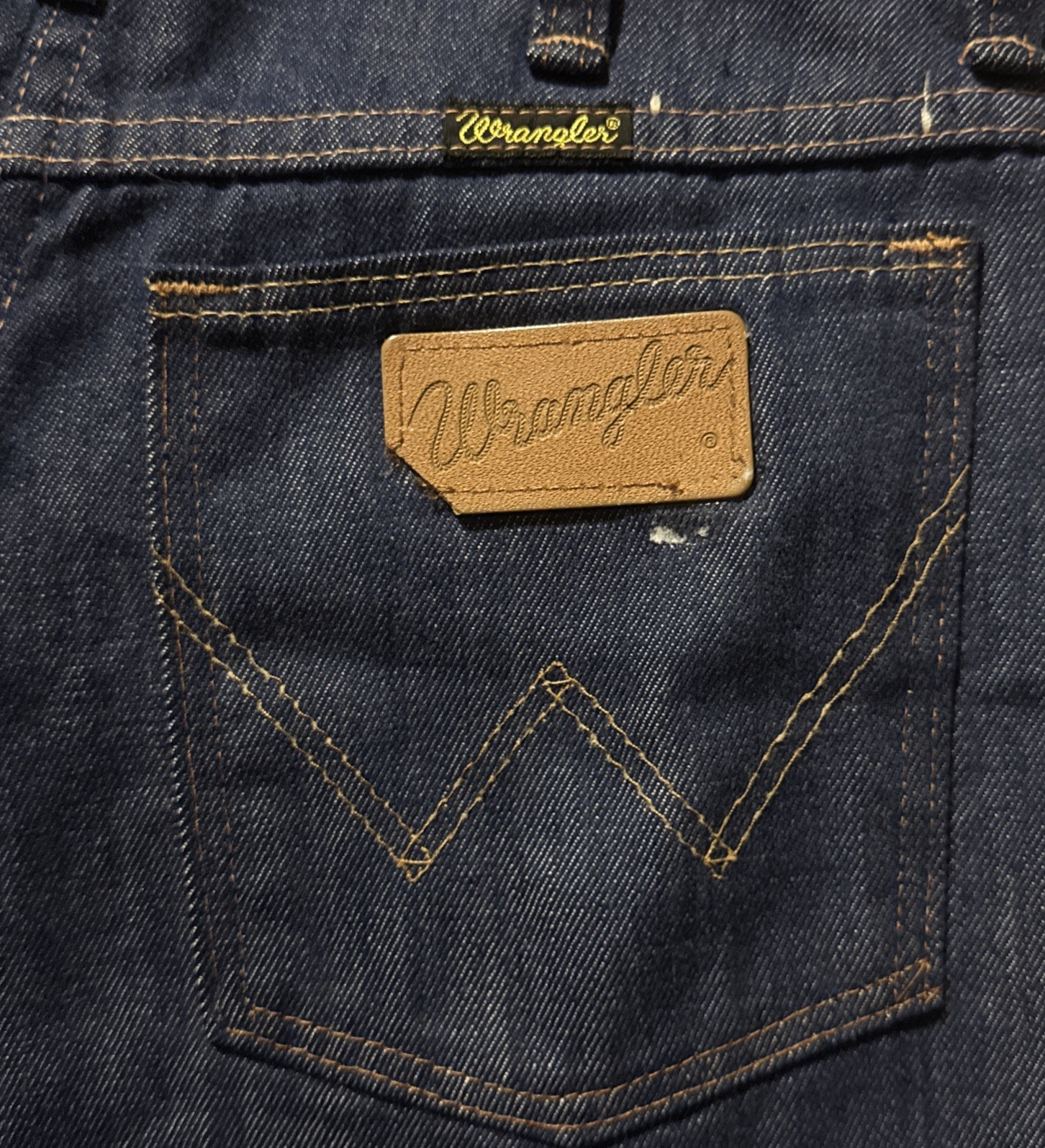 Vtg 1970’s Women’s Wrangler 938 High Waist Bootcut Jeans Talon Zip Sz 26×35 USA