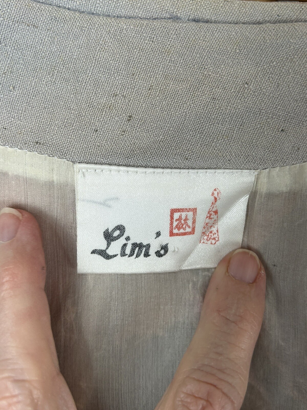 Lim’s distressed vintage jacket