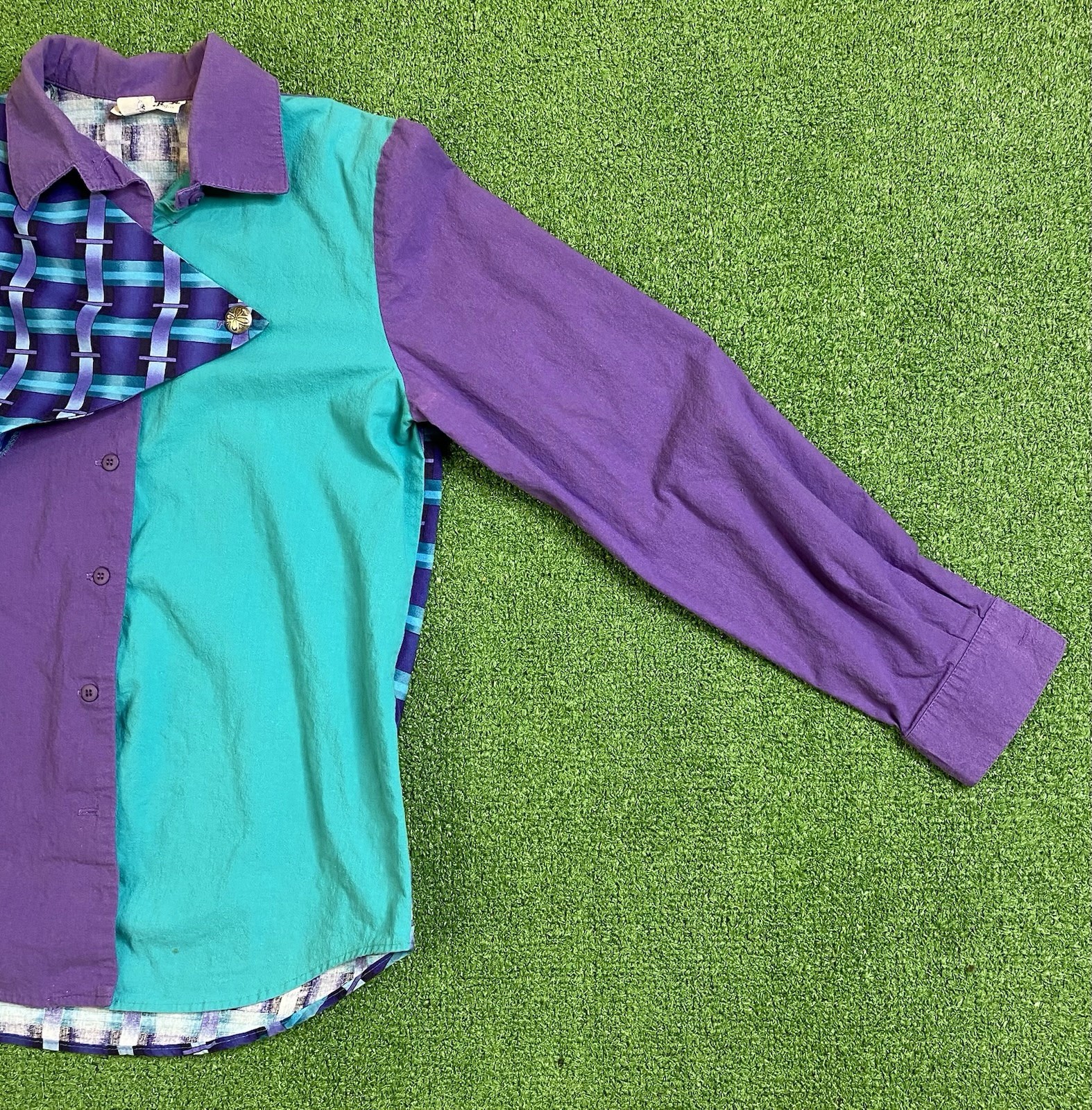 Vintage 90s Miller Stockman for Western Living Shirt Womens S Button Rodeo USA
