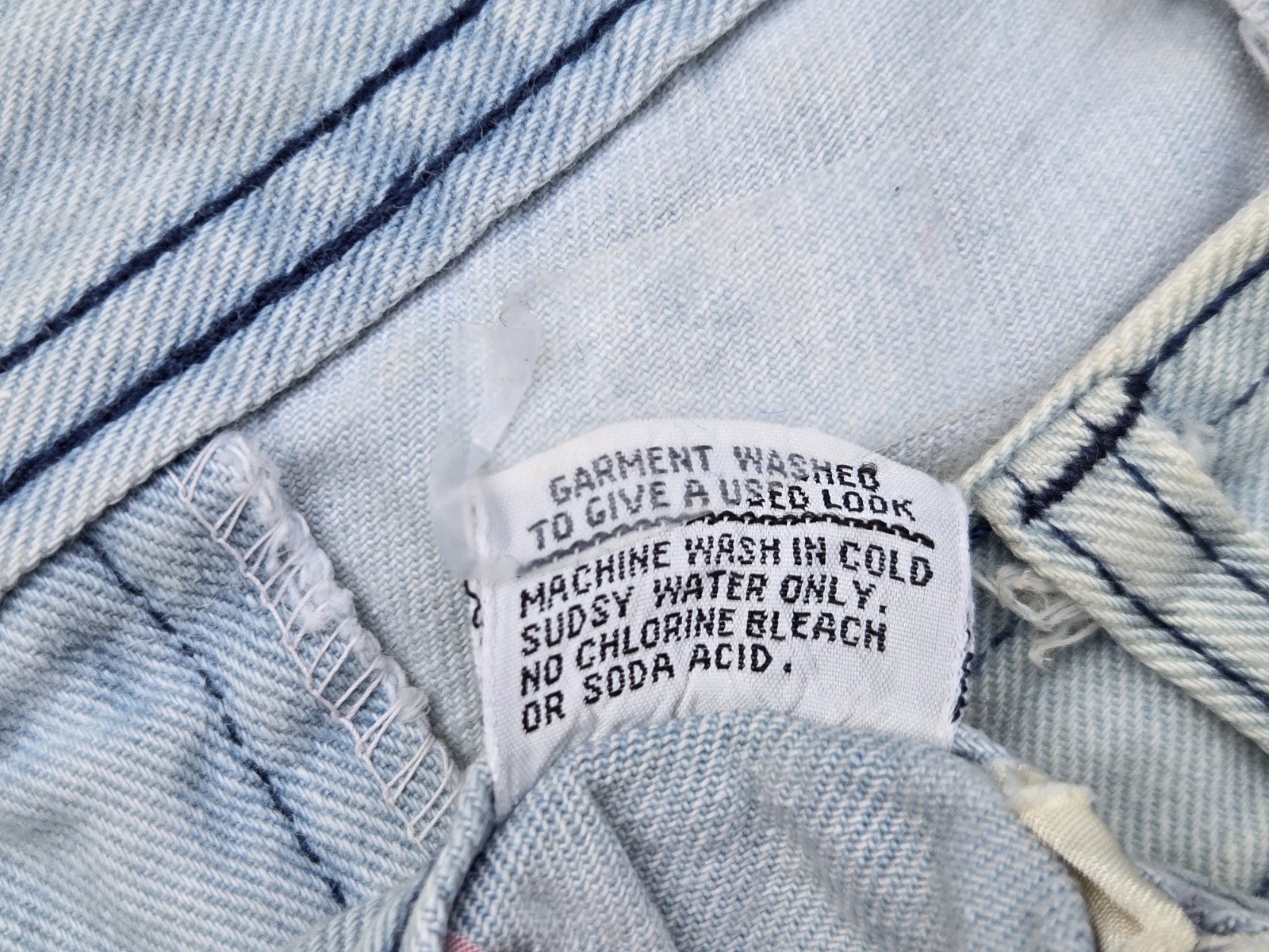 Vintage 1970s Faded Glory Bell Bottom Jeans Women’s Distressed Wildcat Denim